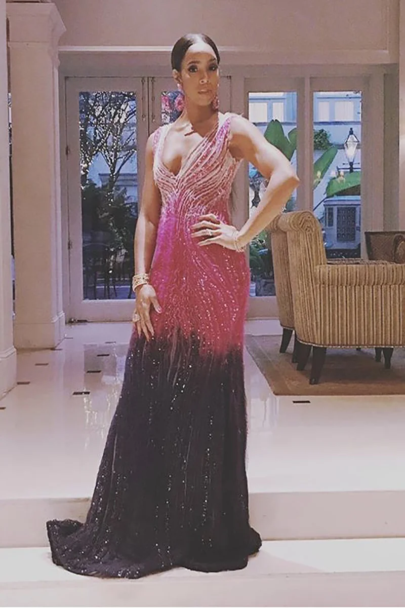 Kelly Rowland at Serena William's wedding