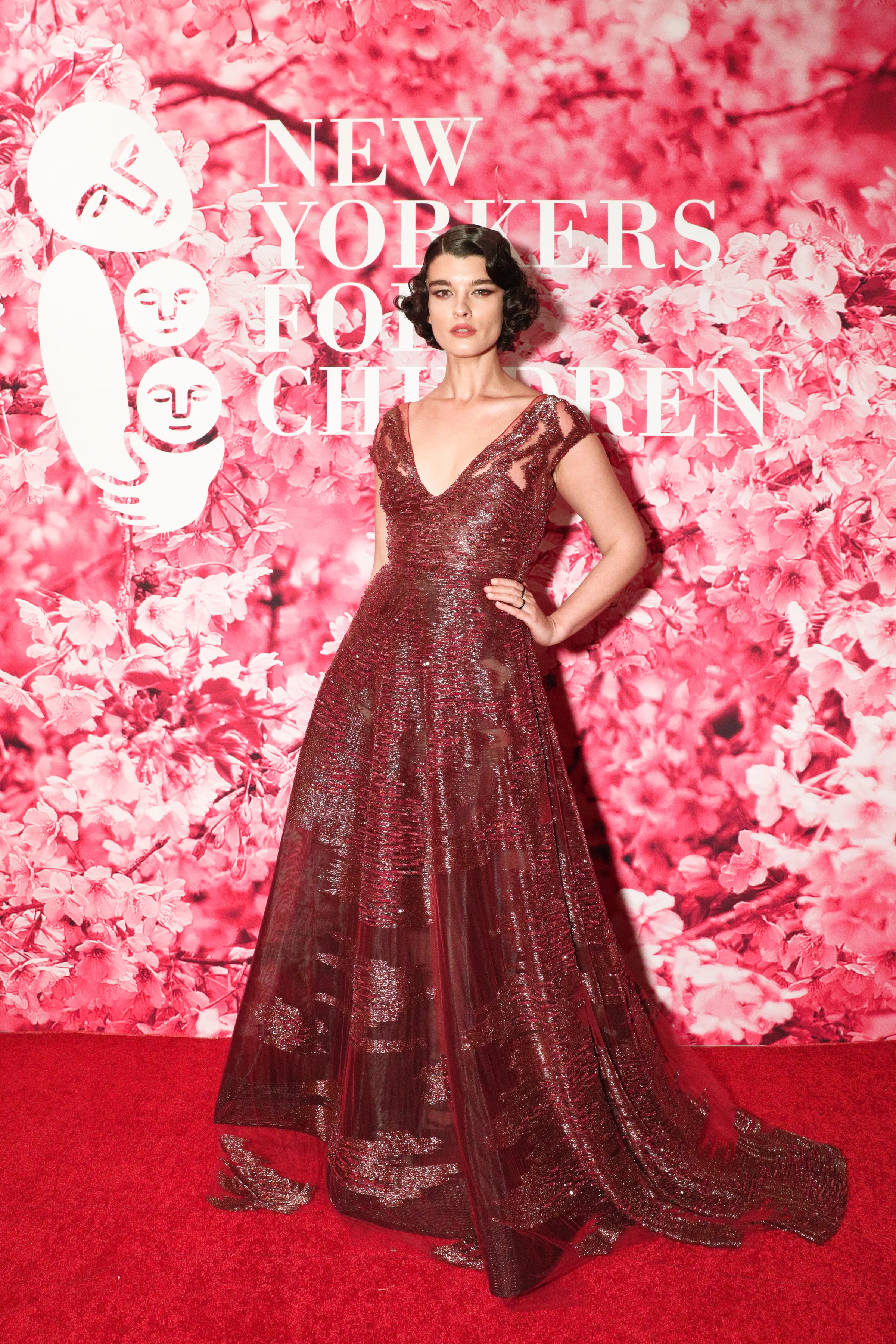 Model Crystal Renn attends The New Yorkers For Children's A Fool's Fete: Enchanted Garden Gala