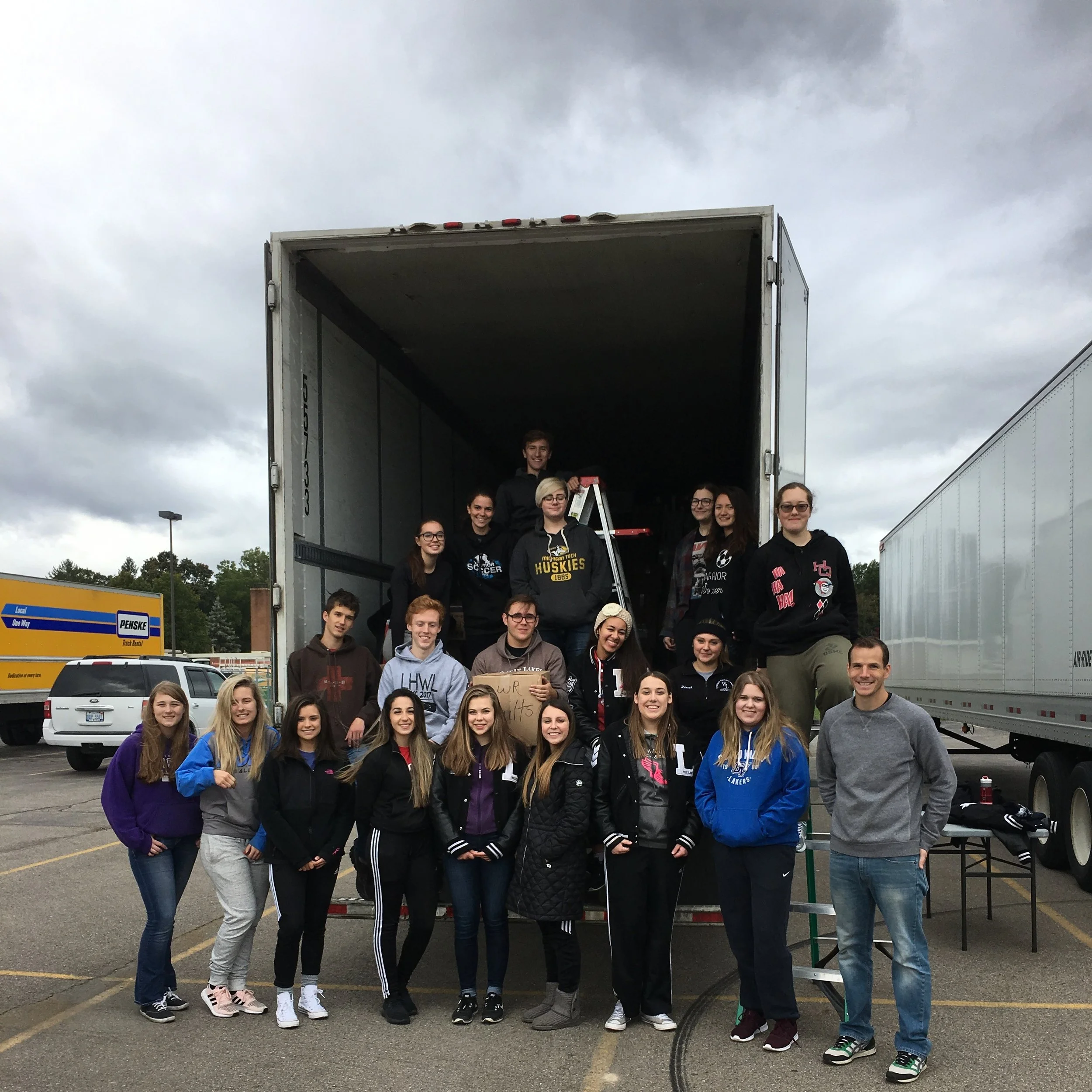 NHS Semi Truck Loading