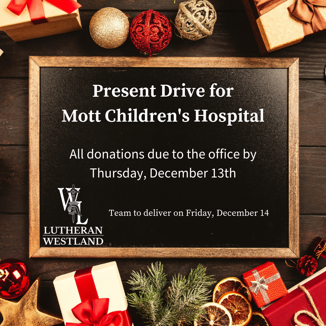 Christmas Drive for Mott Children's Hospital