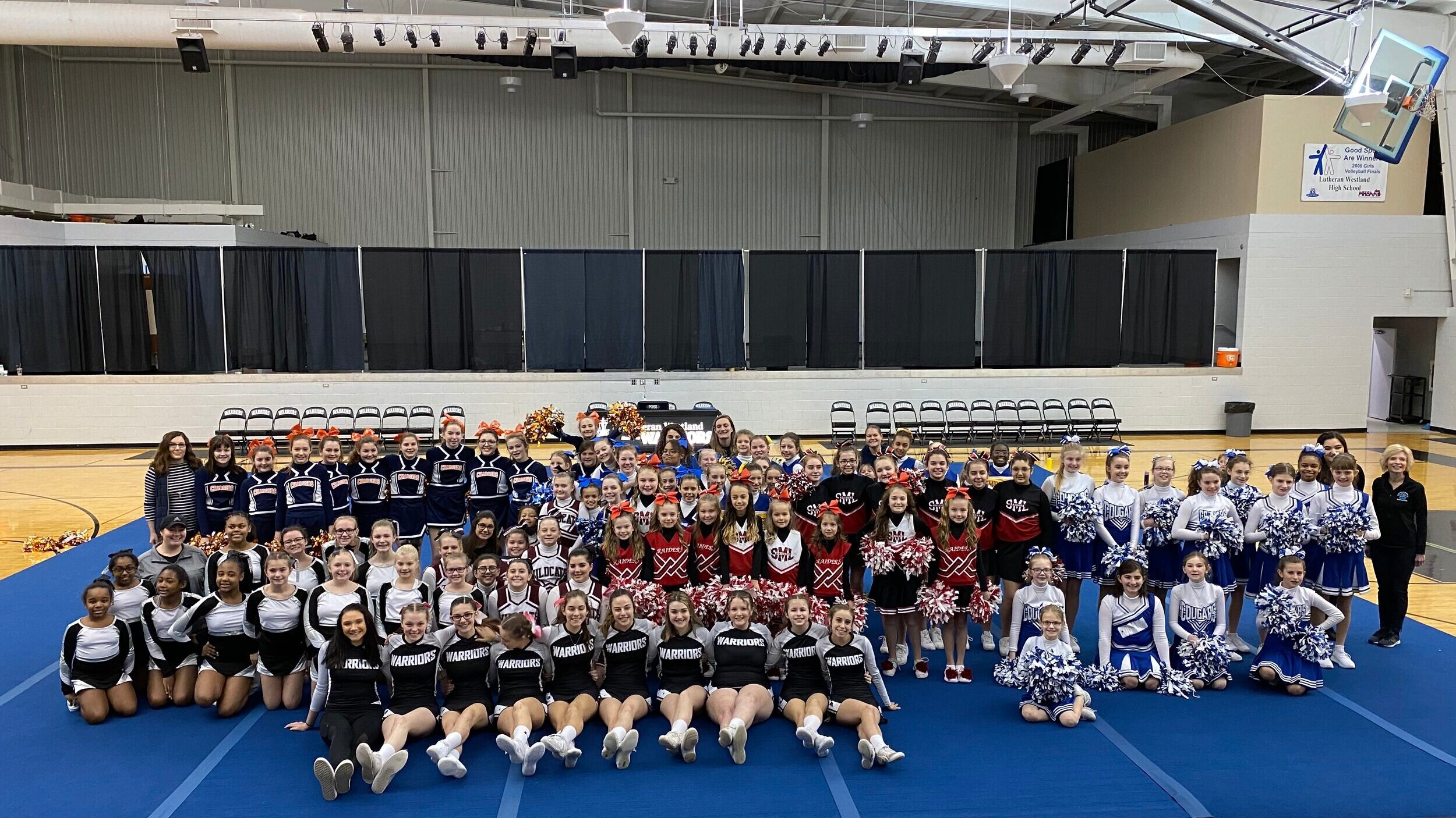 The Grade School Cheer Exhibition was a success!