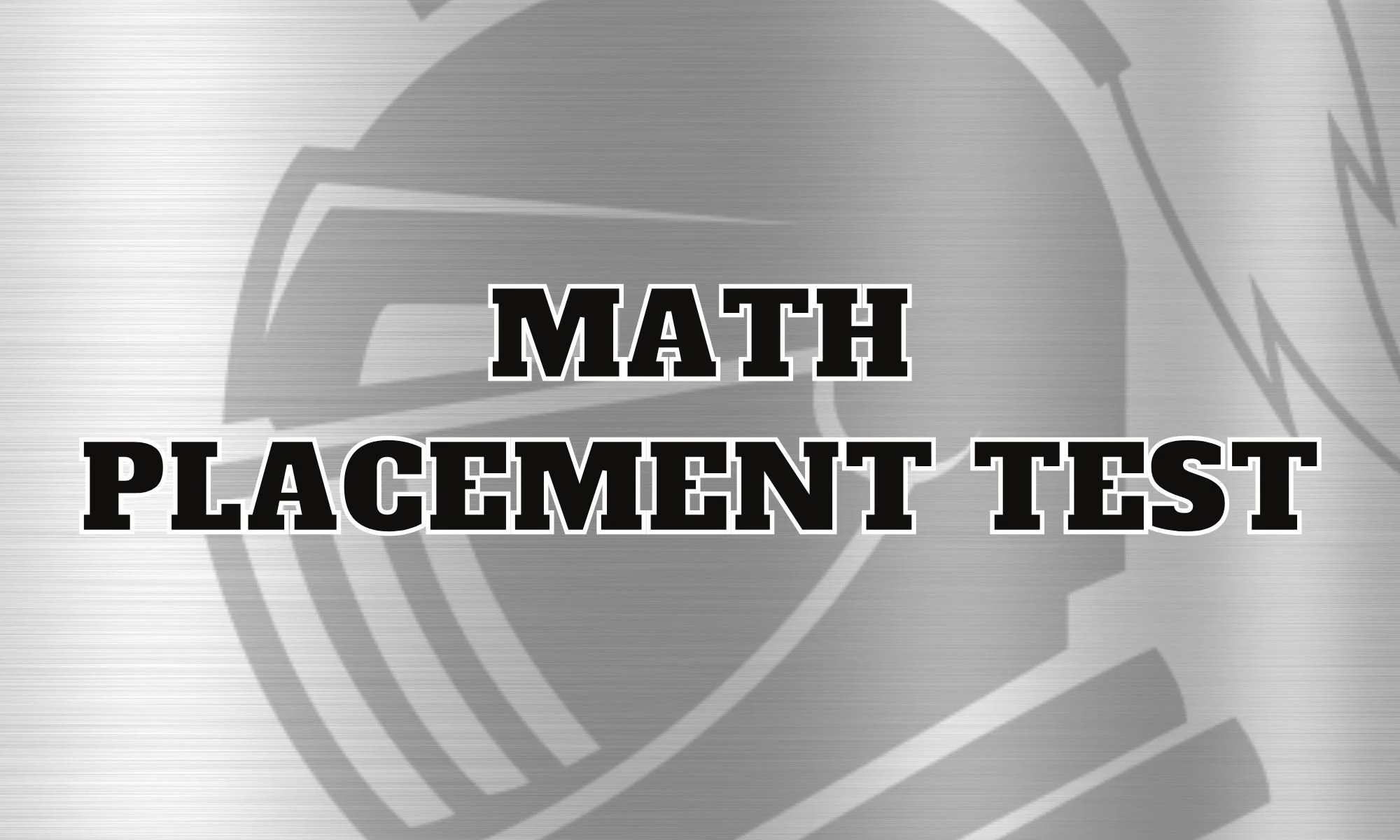 Math Placement Test