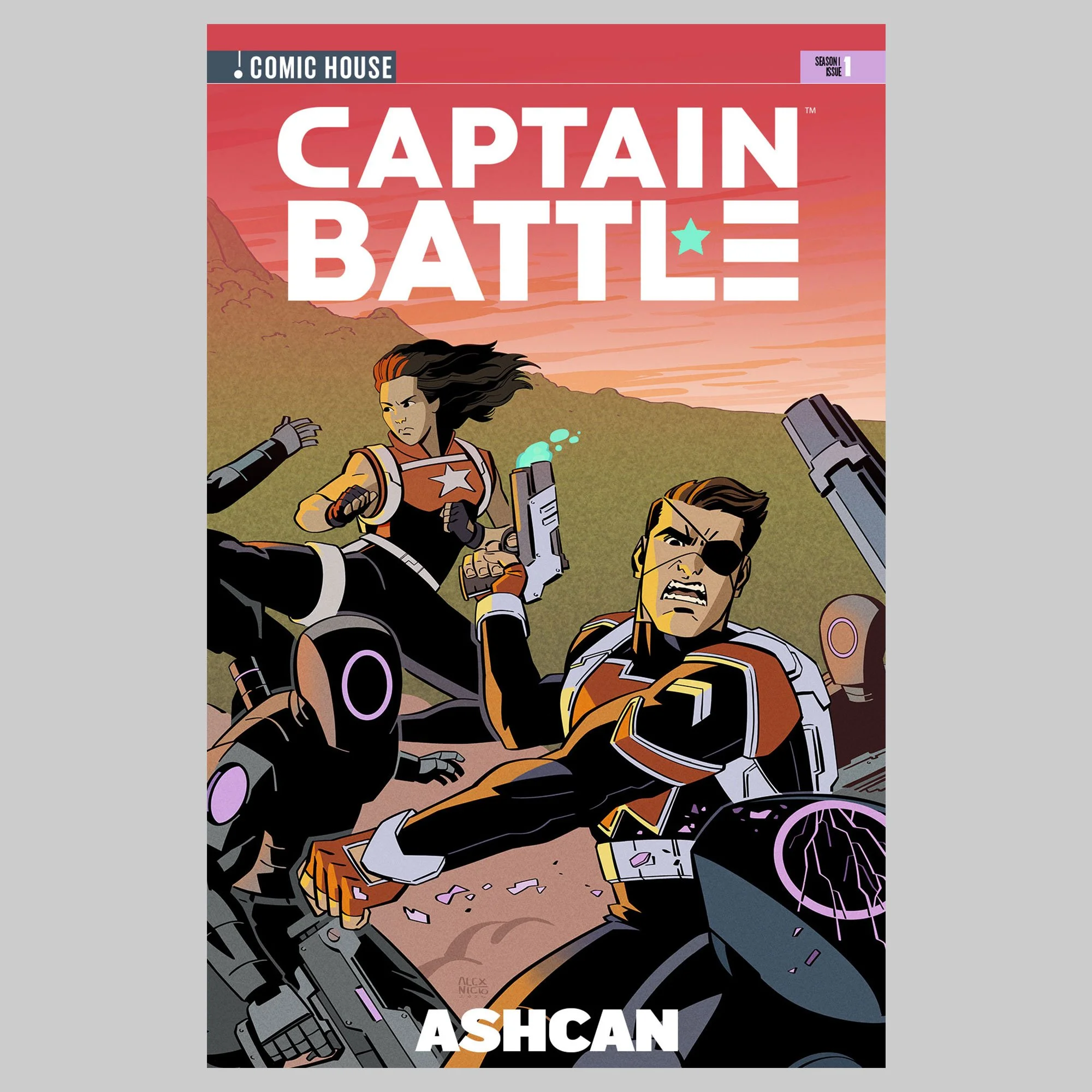 Captain Battle - Season 1, Issue 1 (Ashcan) 