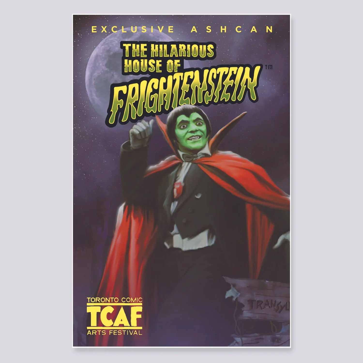 The Hilarious House Of Frightenstein TCAF ASHCAN
