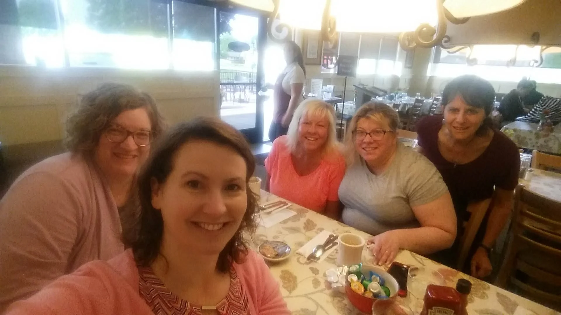 Parents in Prayer members Jill Berg, Lisa Lavender Holquist, Teresa Buerkel, Angi Thiery & Ann Macks.
