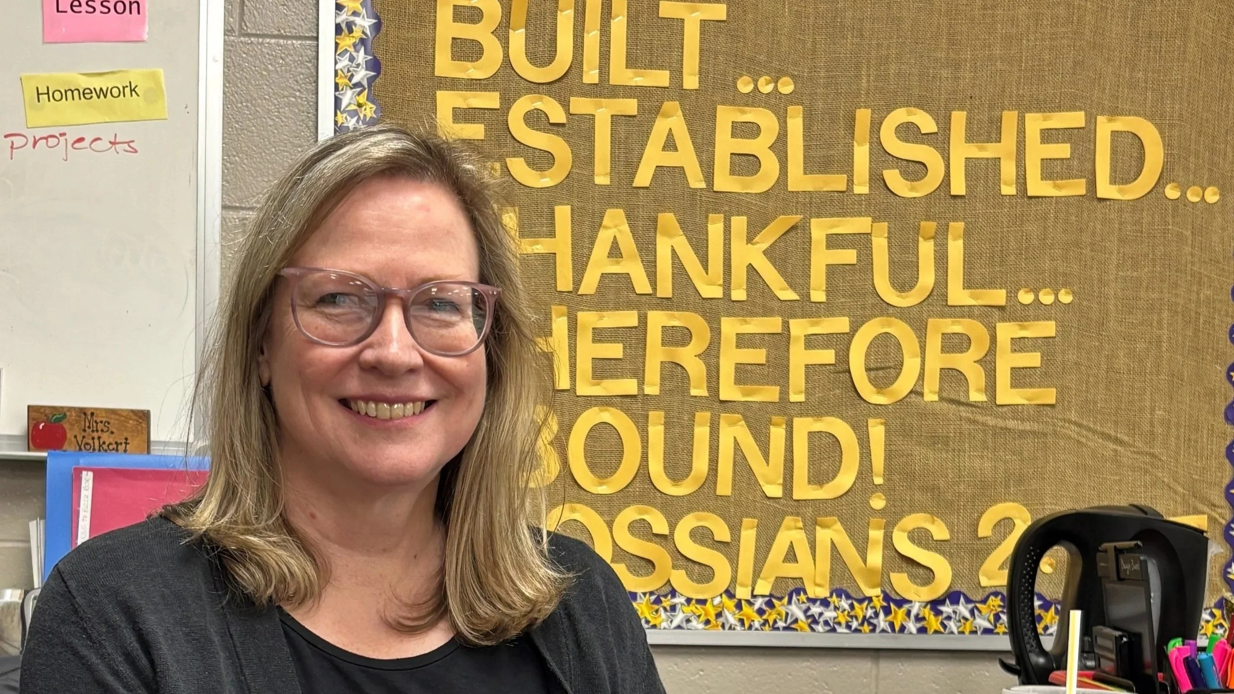 Congratulations, Mrs. Volkert!