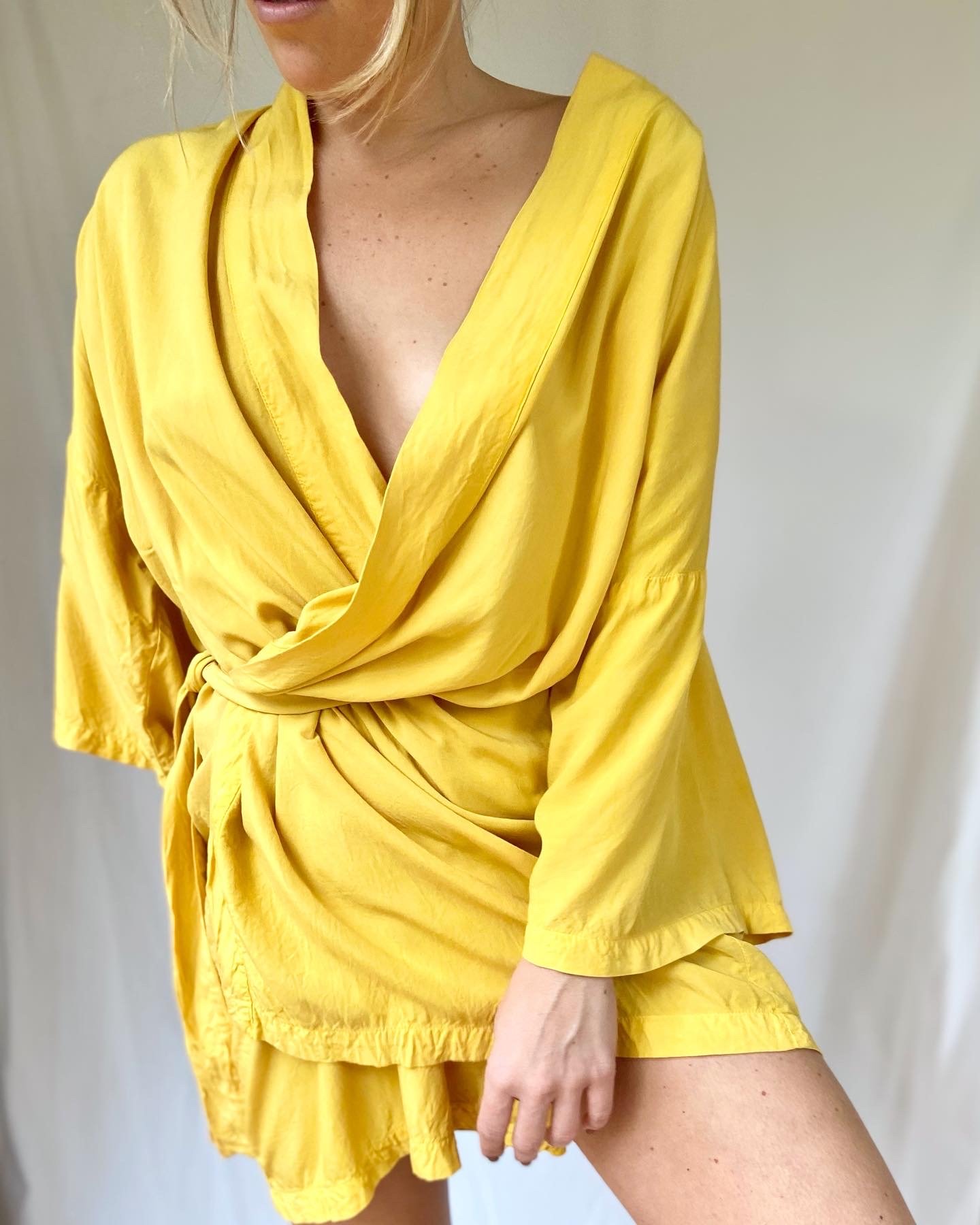 Kimono Robe (canary)