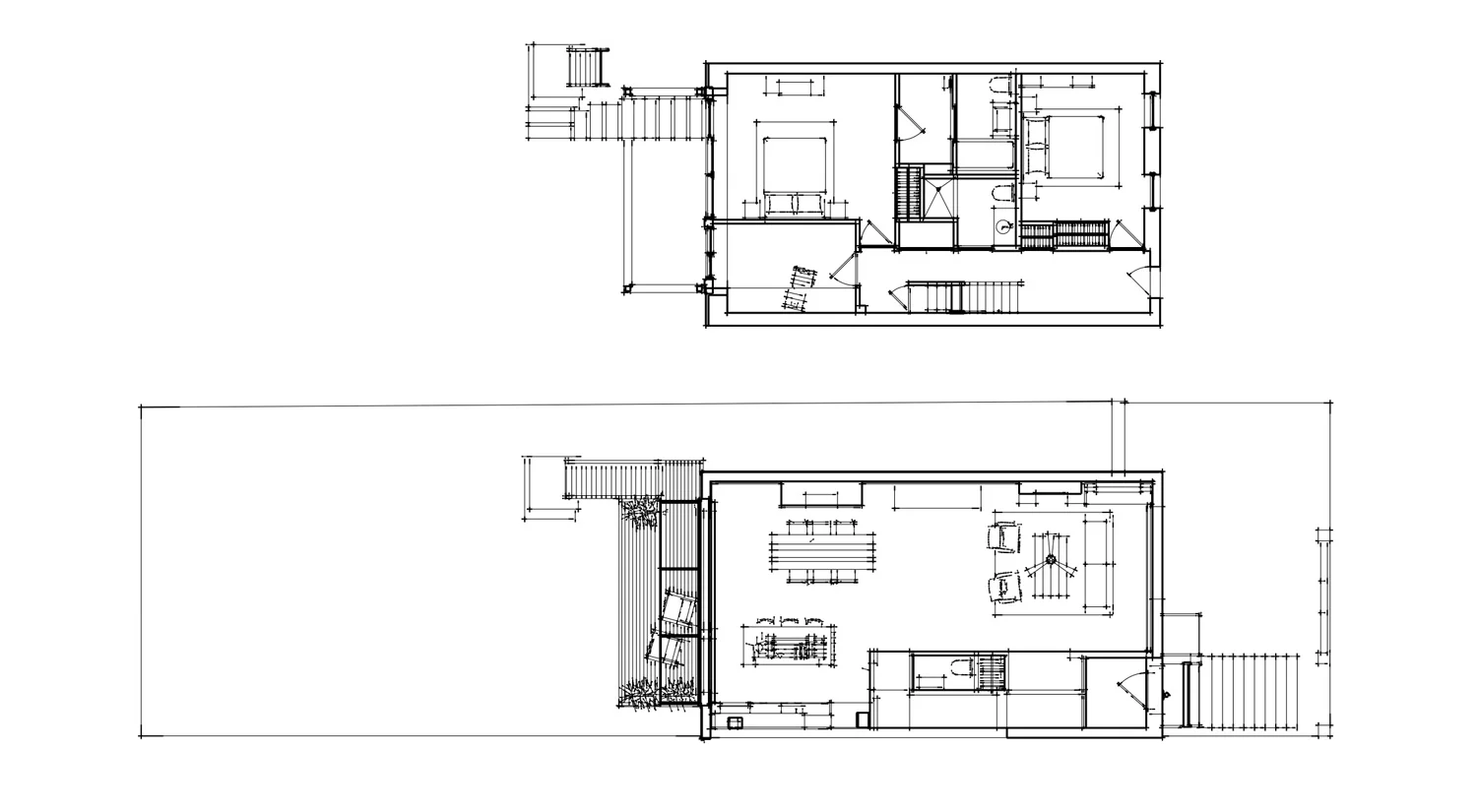 Brooklyn Townhouse Renovation - Garden and Parlor Floor Plans