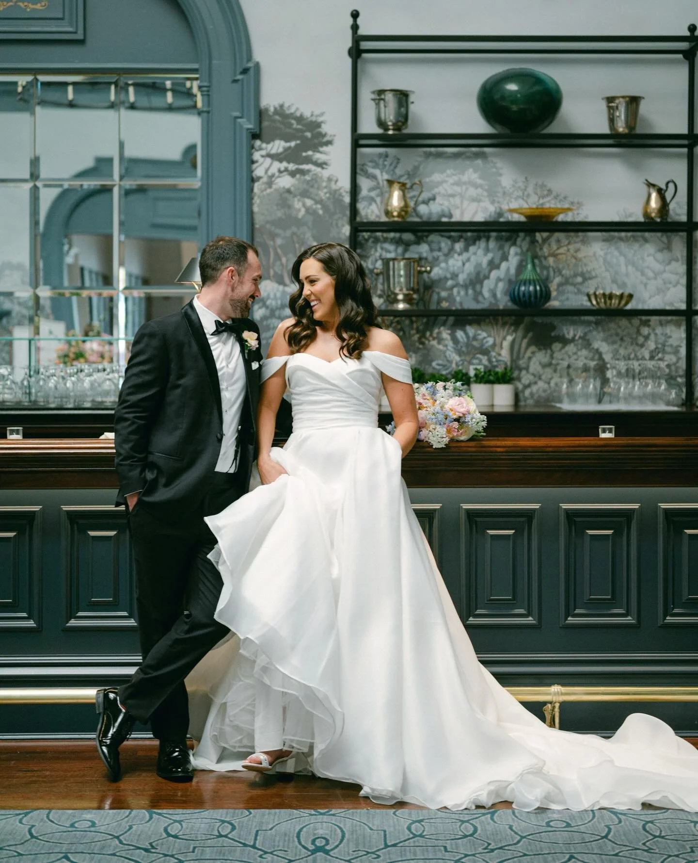 An enchanting June wedding ✨🩵💍⁠
⁠
Venue: @diablocountryclub⁠
Hair &amp; Makeup: @bayareabeautiful⁠
Photographer: @ashleymaxwellphoto⁠
Videographer: @interstellar.films⁠
Dress: @flaresbridal⁠
Florals: @theflowerhouse_ca⁠
Signage: @kristathescribe⁠
L
