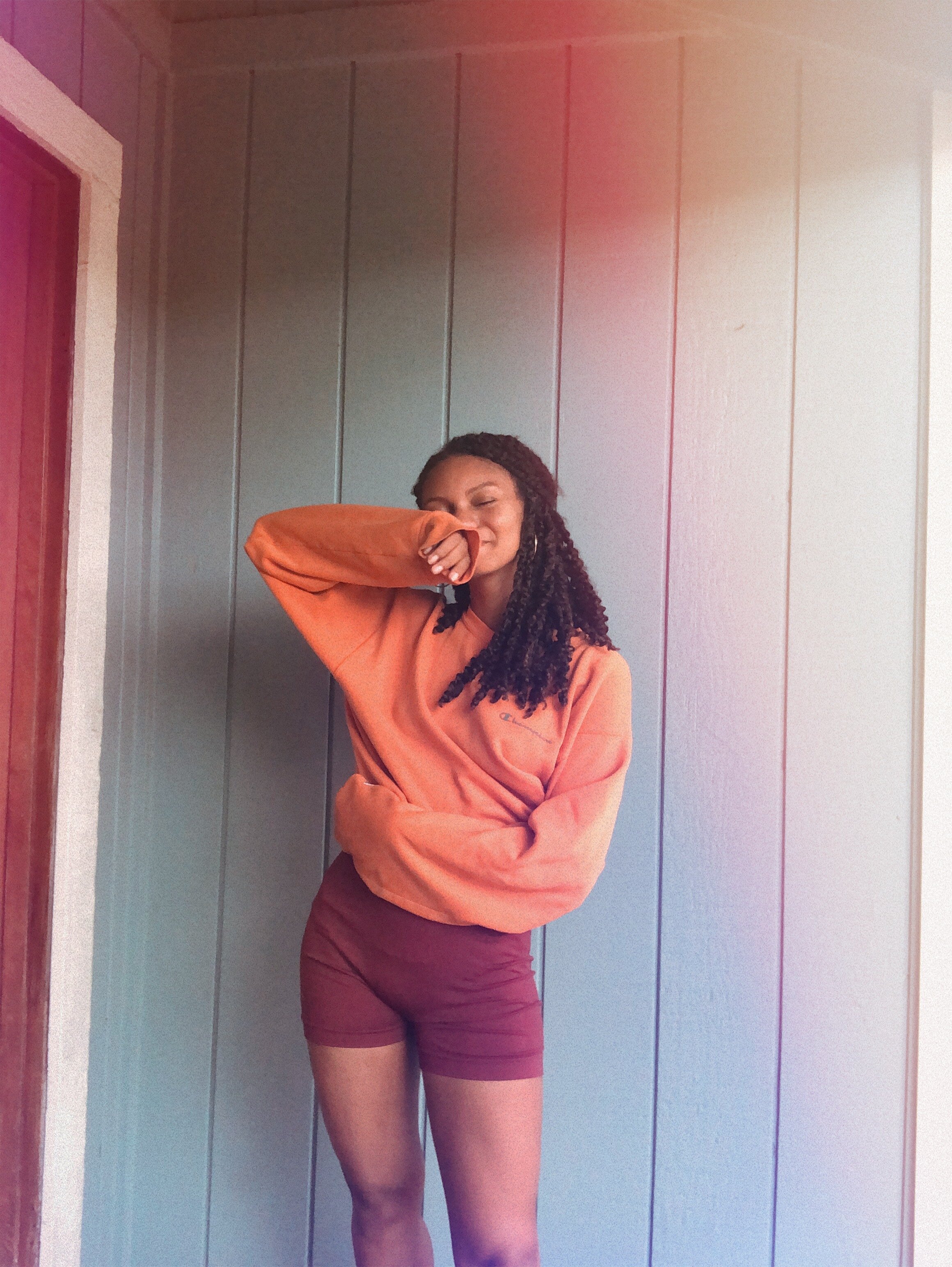 organic basics yoga shorts