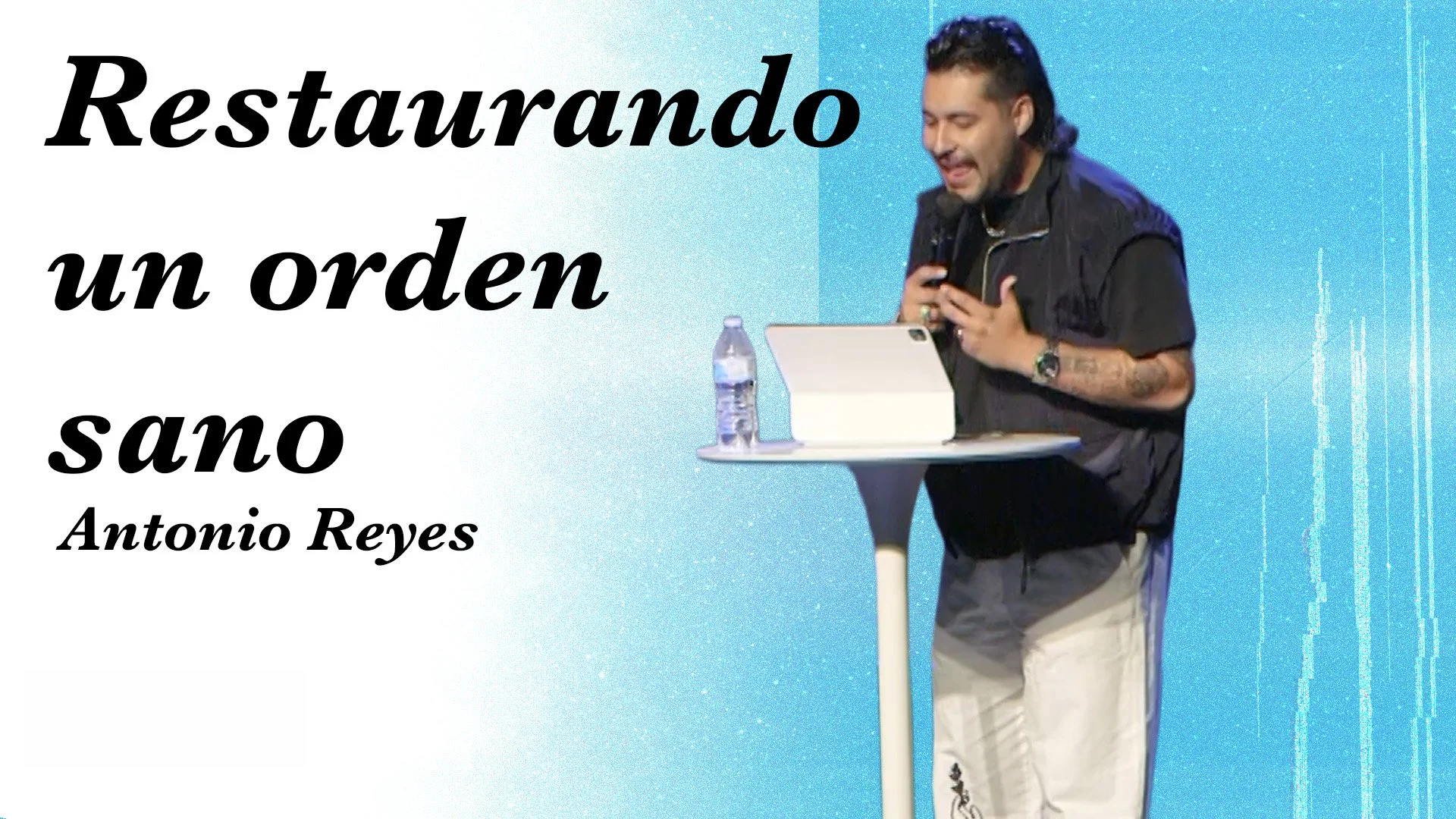 “Restaurando un orden sano” por Antonio Reyes