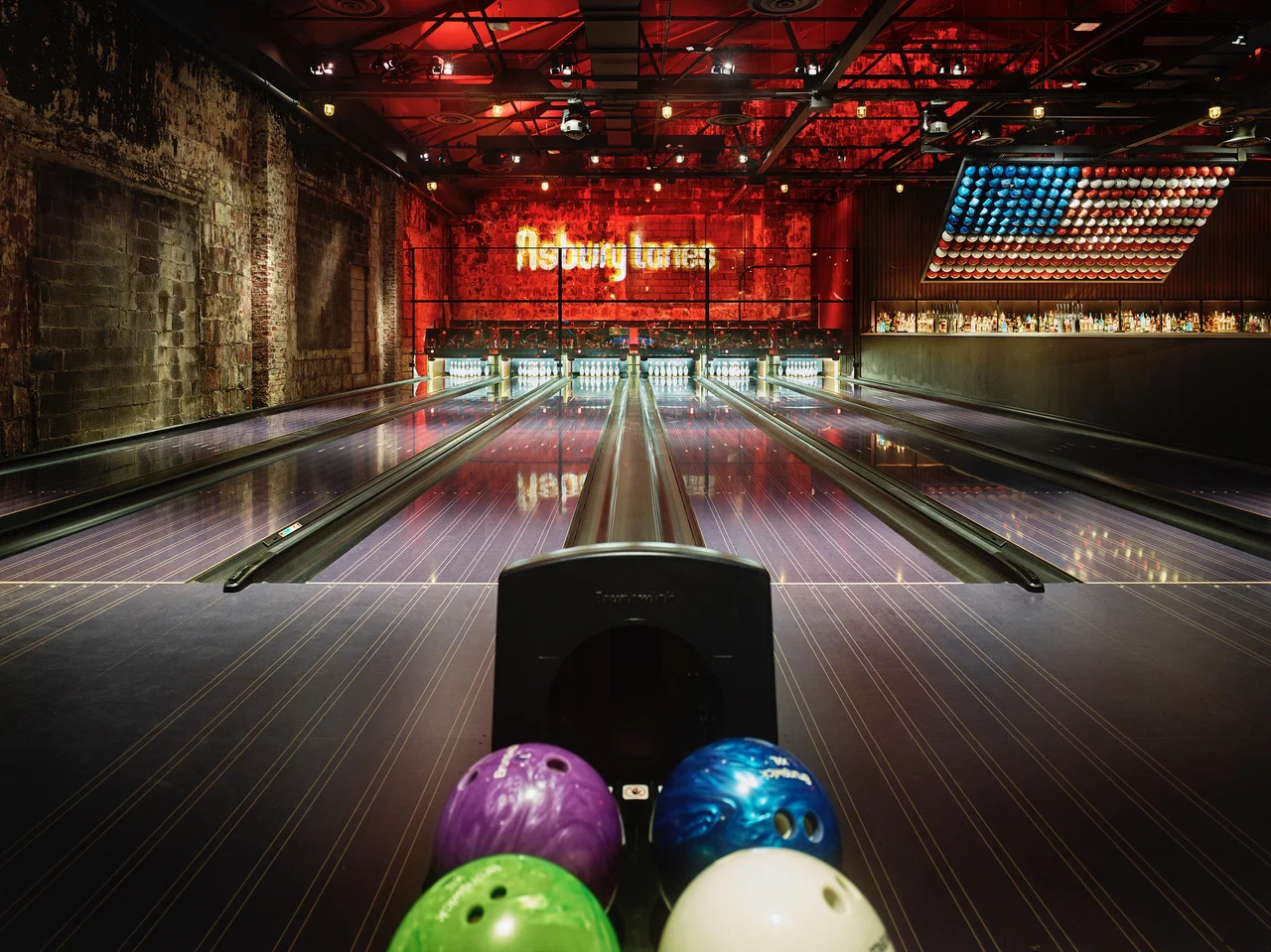 Bowling balls and bowling lanes