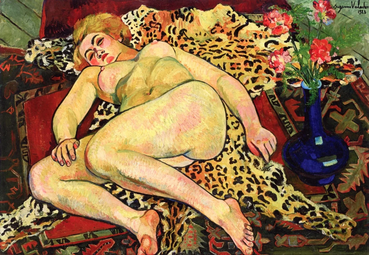 Figure 6: Suzanne Valadon, Reclining Nude on a leopard skin, 1923, oil on canvas.