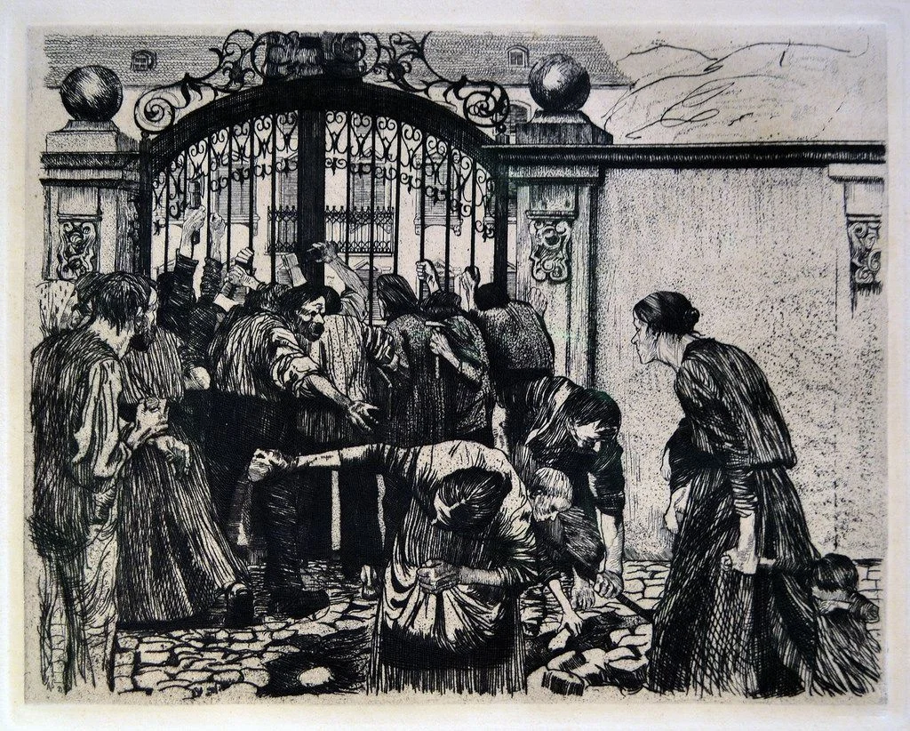 Riot, (The Weavers Cycle, 1894 - 98, 5 of 6.)
