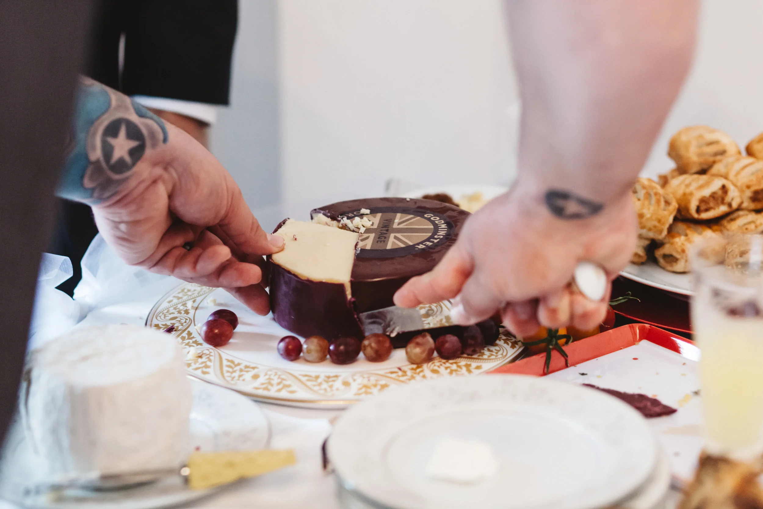Godminster Cheddar: The Cheese of Champions. Photo by Rachel Lilly Photography .