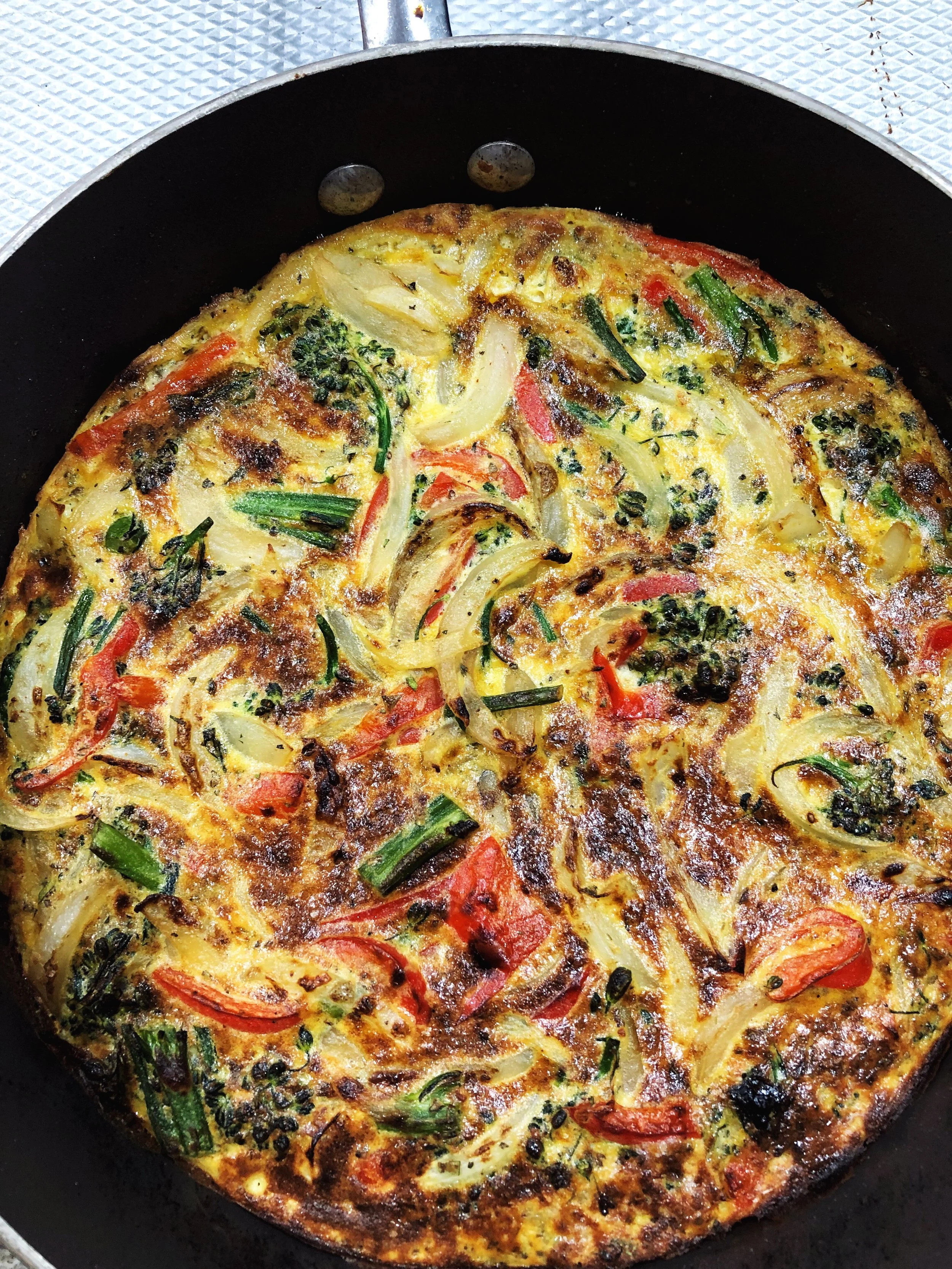 Roasted Garlic Frittata