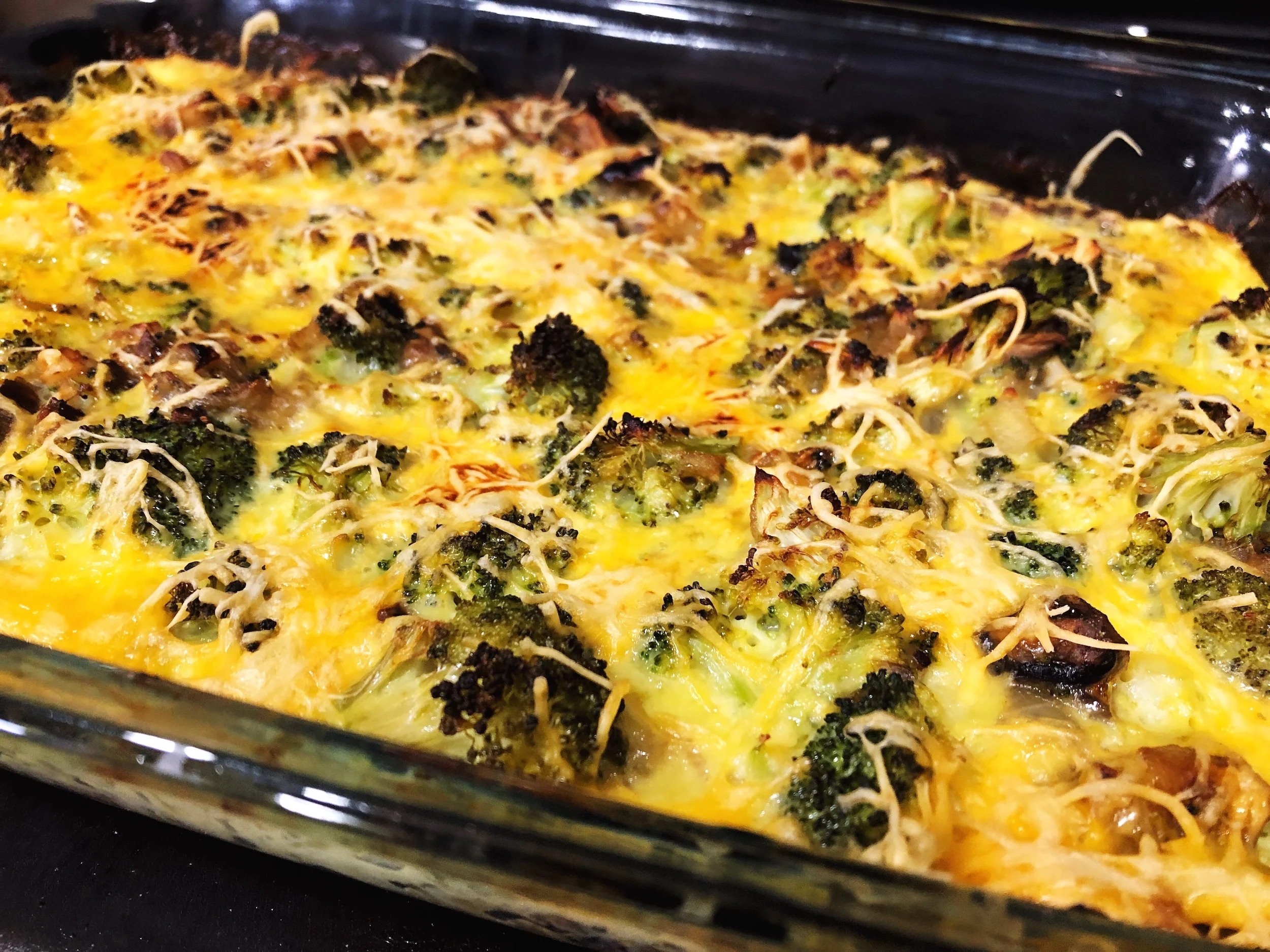 Recipe: Low-Fat Creamy Broccoli Mushroom Casserole