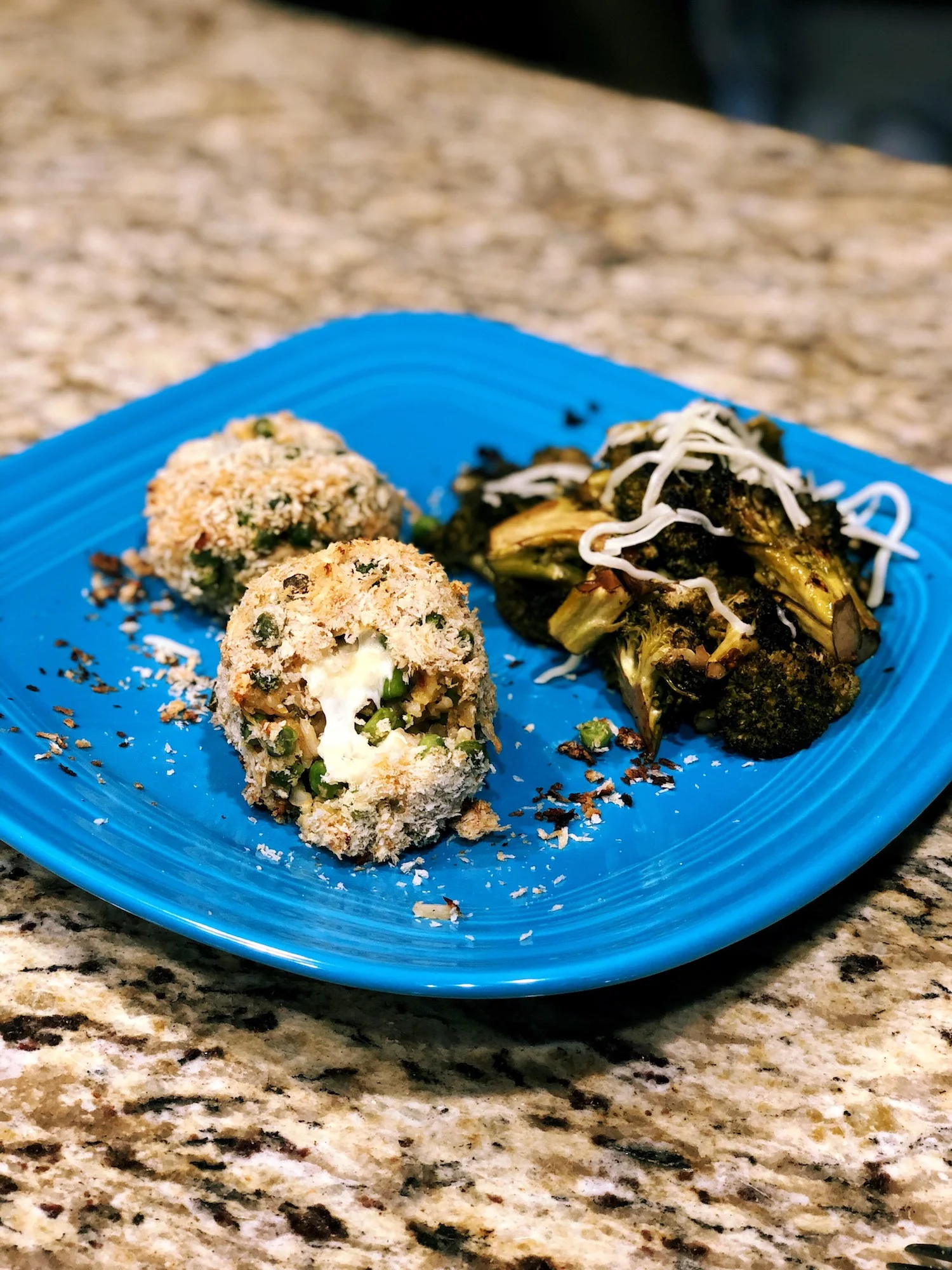 Recipe: Cheese &amp; Peas Rice Balls