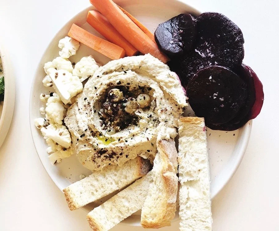 Hummus Plate via The Kitchen at Commonplace