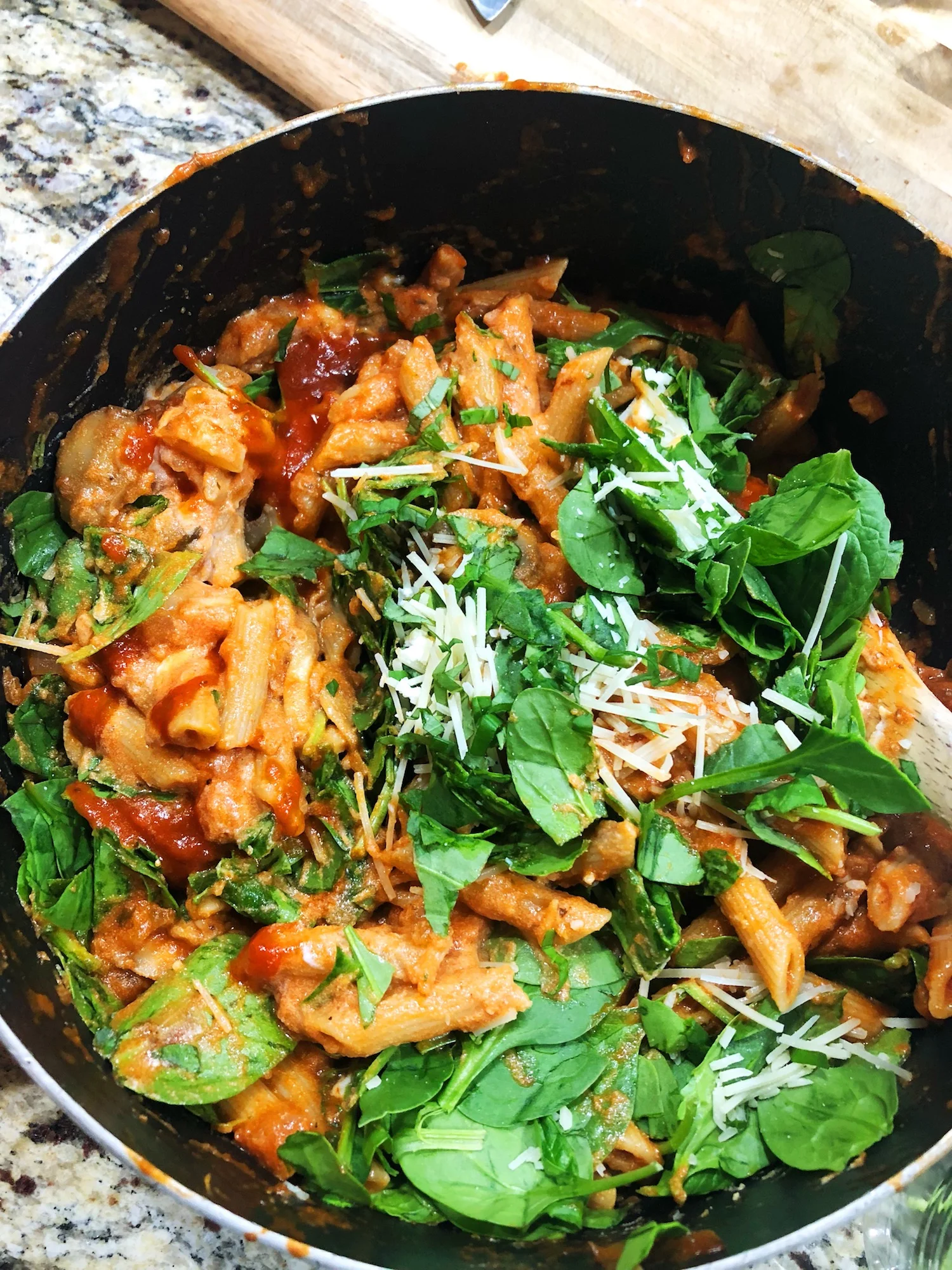 Recipe: Tomato Basil Rigatoni