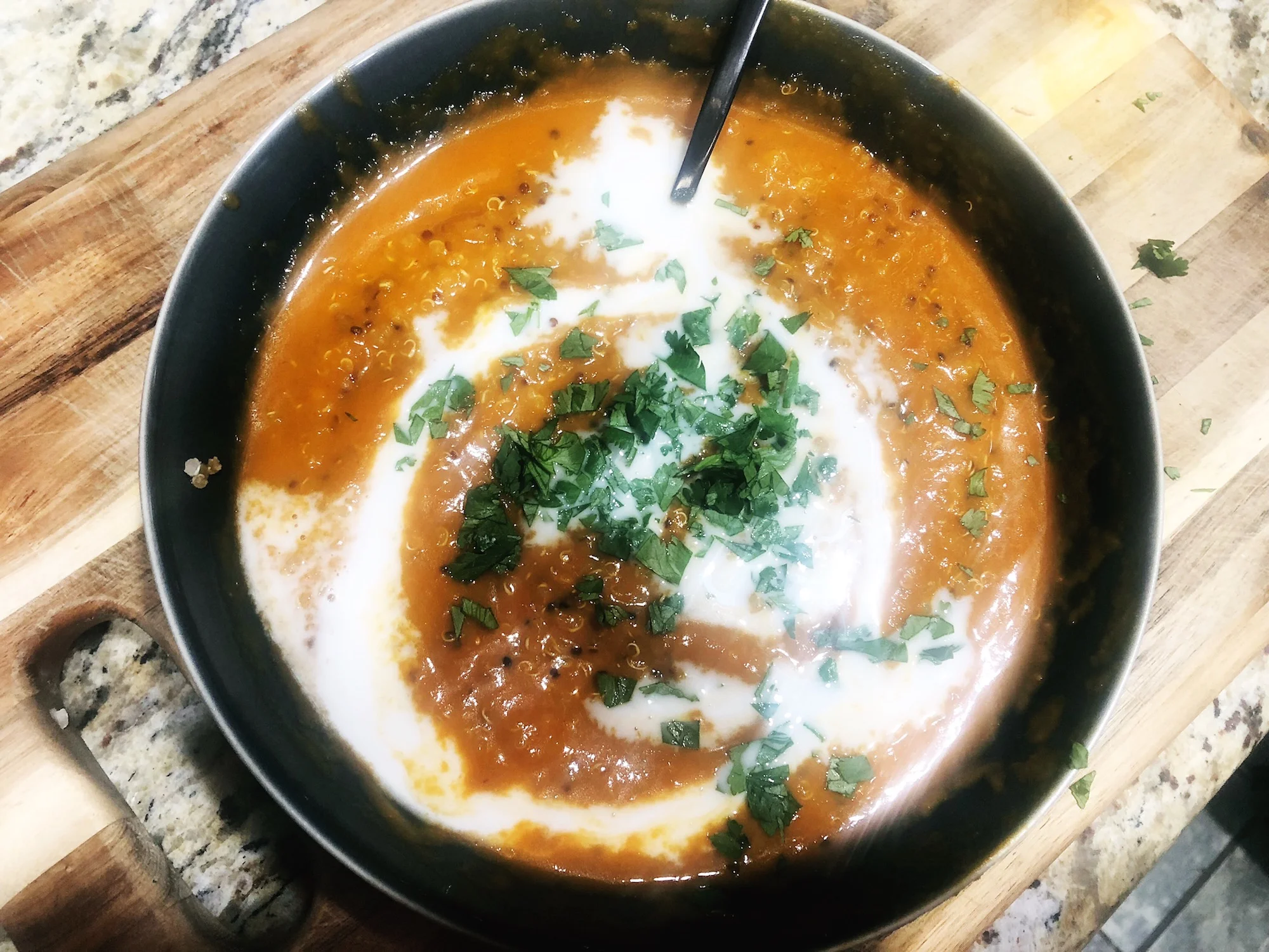 Recipe: Thai Coconut Carrot Soup