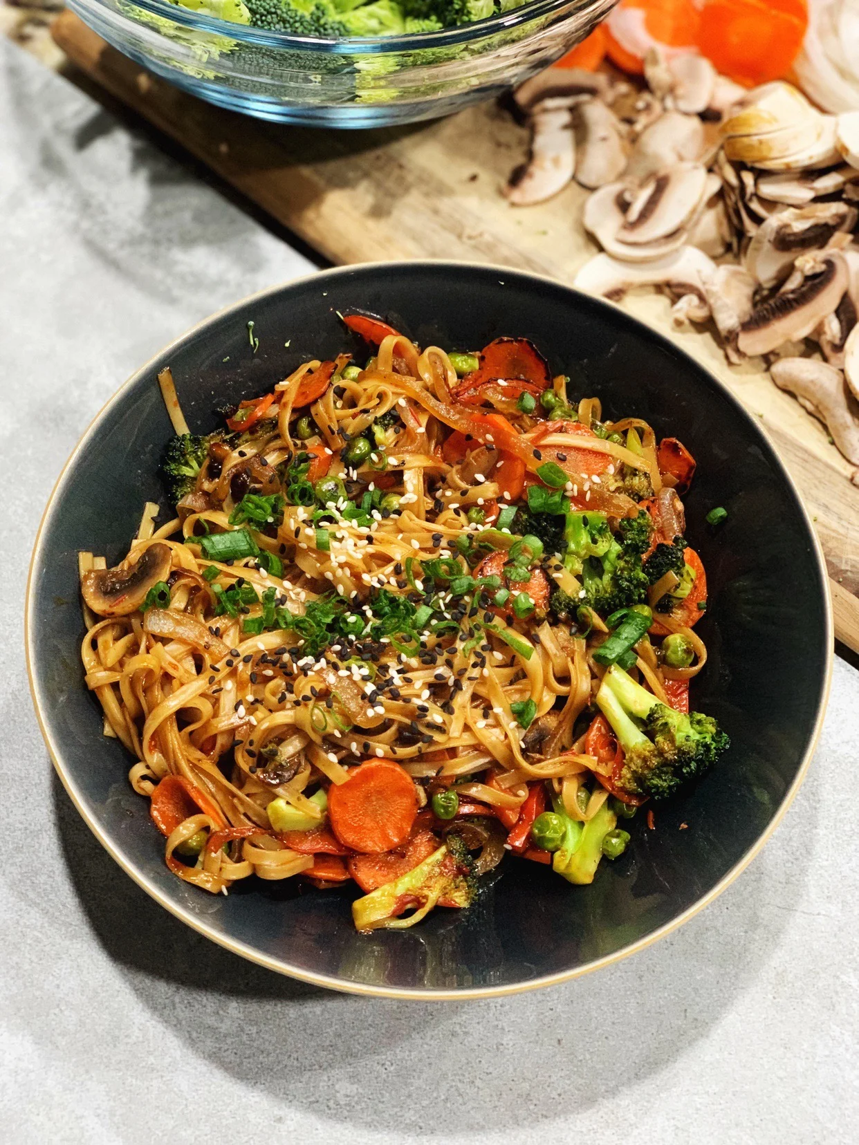 Simple Veggie Stir-Fry with Homemade Teriyaki Sauce
