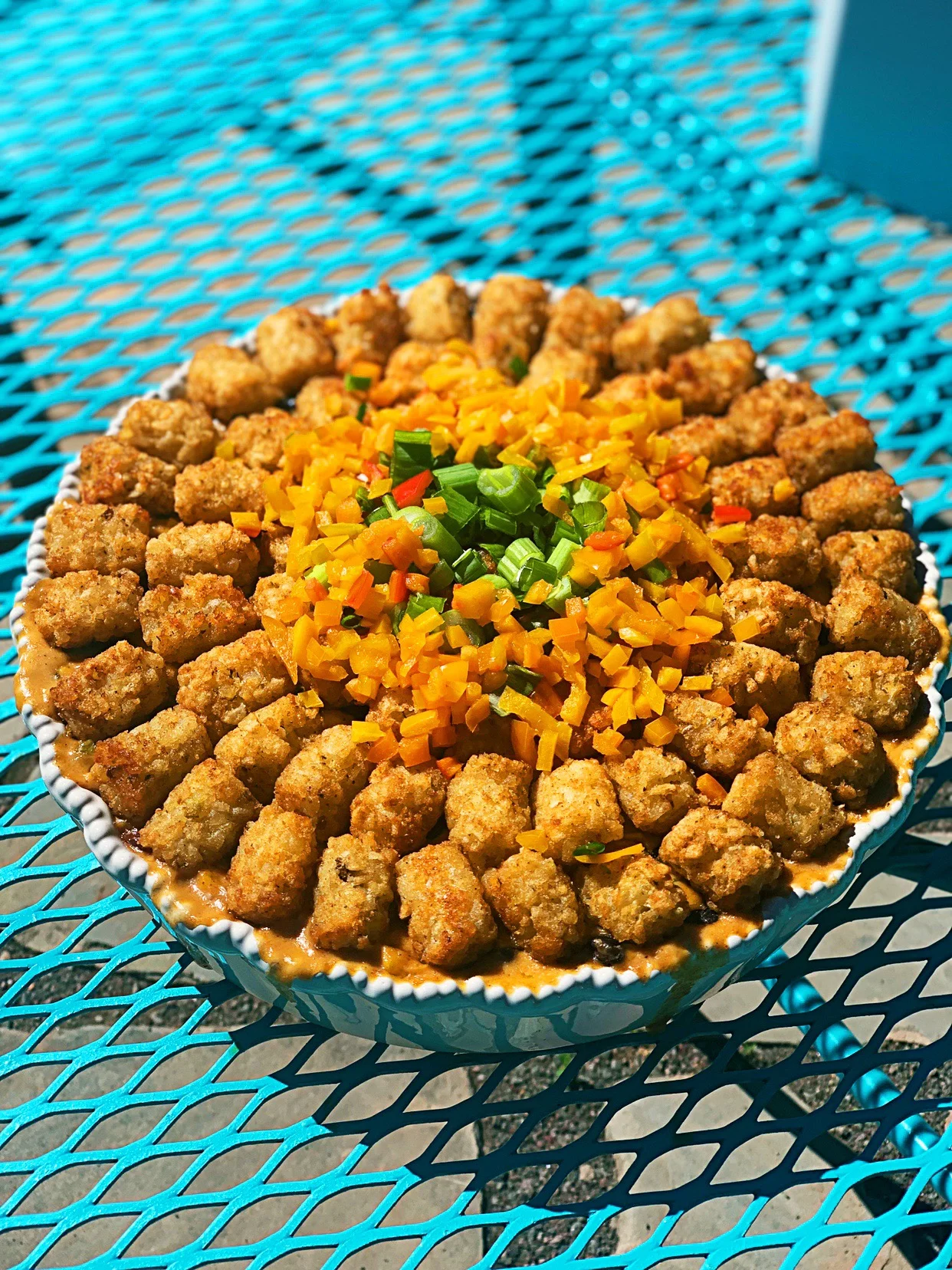 Southwestern Tater Tot Casserole