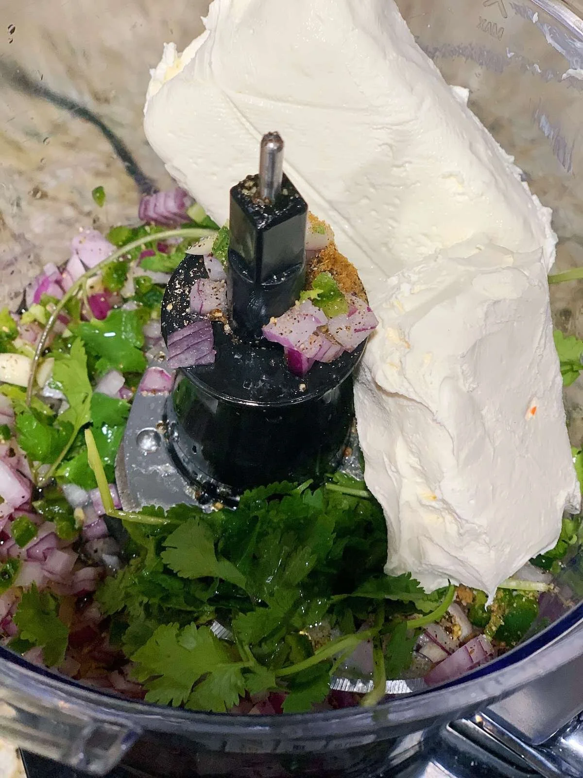 Enchilada Casserole with Jalapeño Cream Sauce | OKC Veggie