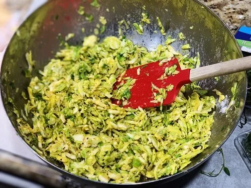 Brussels Sprouts Fritter Sliders | OKC Veggie