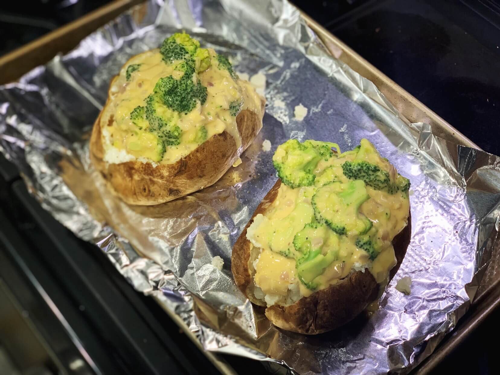 Broccoli Cheese Baked Potato | OKC Veggie
