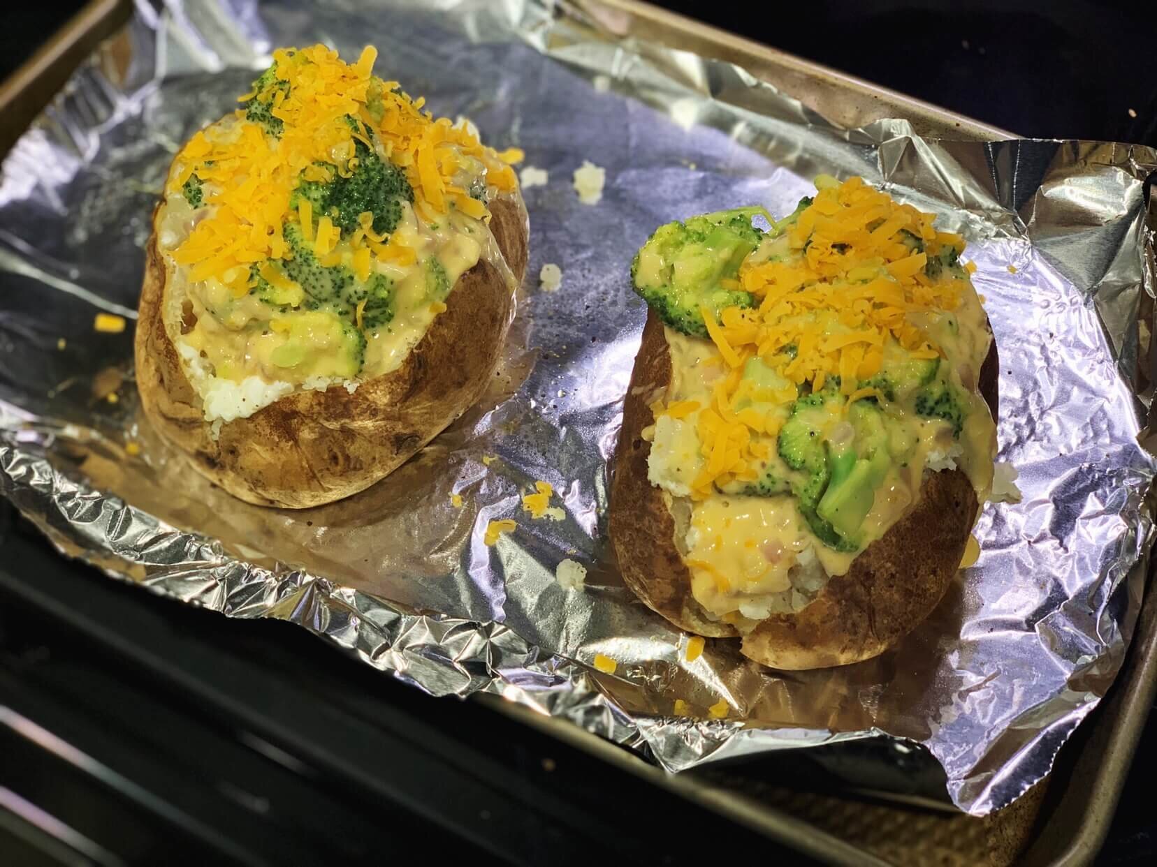 Broccoli Cheese Baked Potato | OKC Veggie