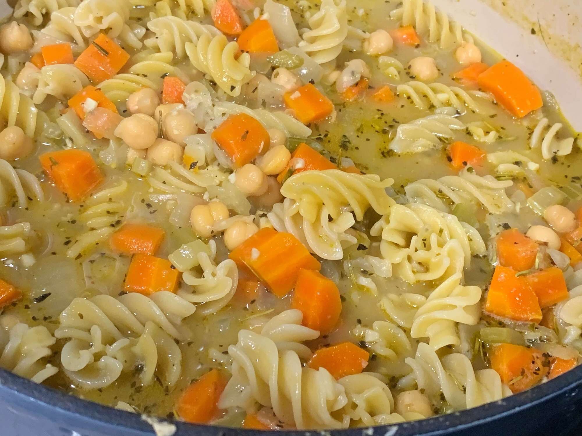 Chickpea Noodle Soup | OKC Veggie