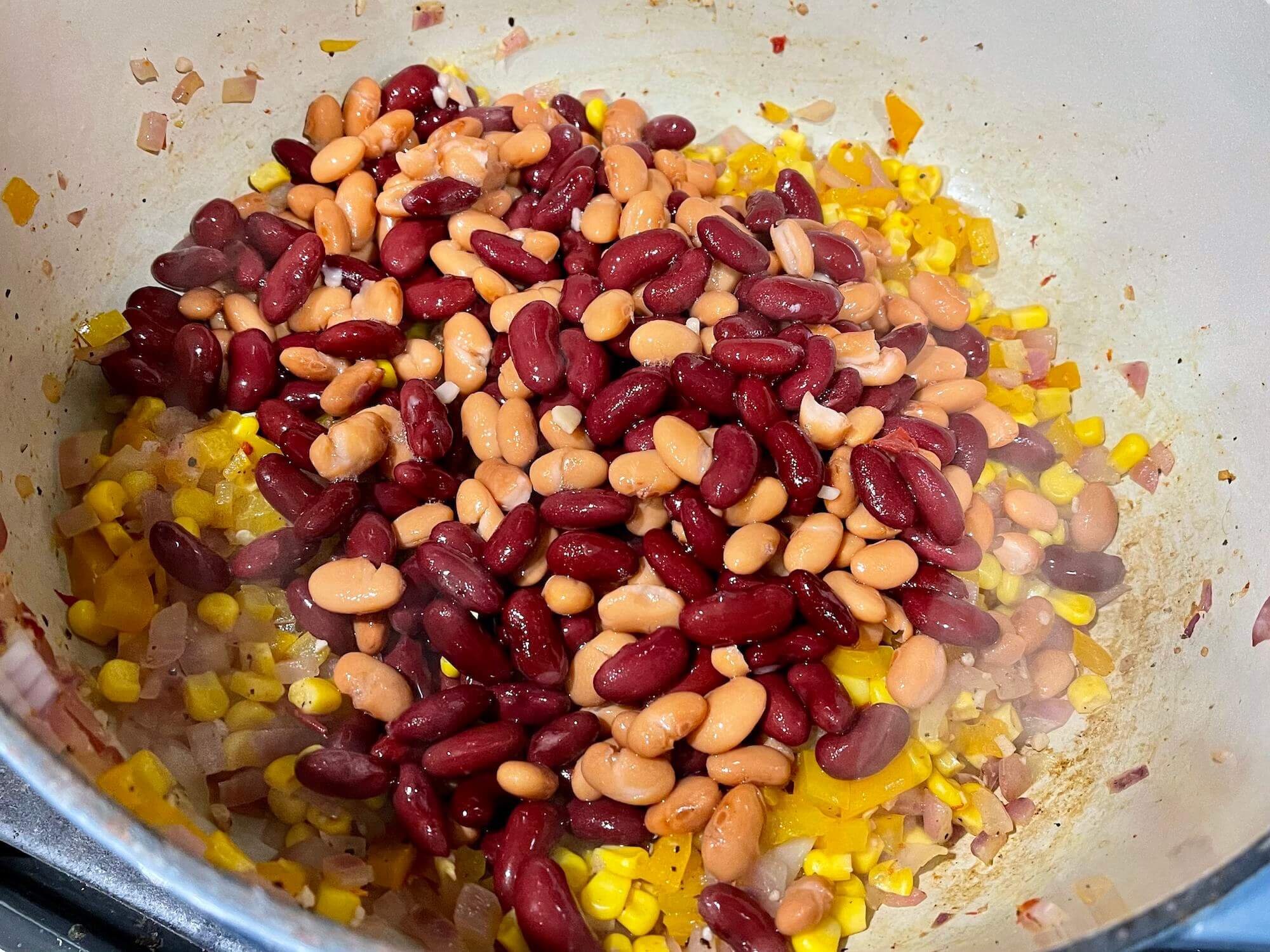 Easy Cheesy Beans &amp; Rice Casserole | OKC Veggie