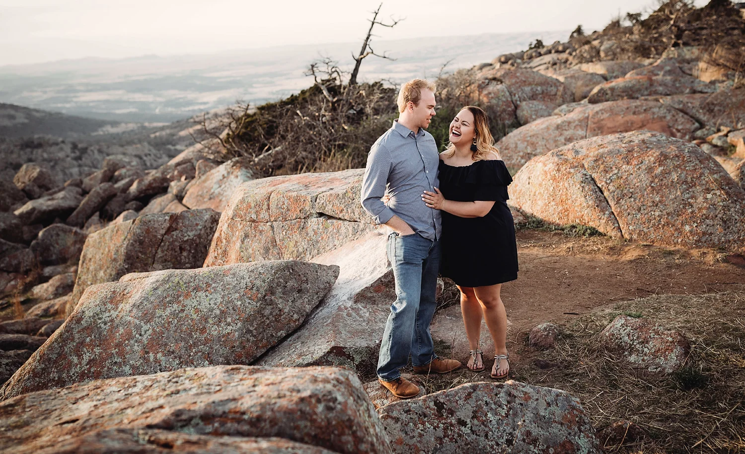 Wichita Mountains Engagement | karacheekphotography.com