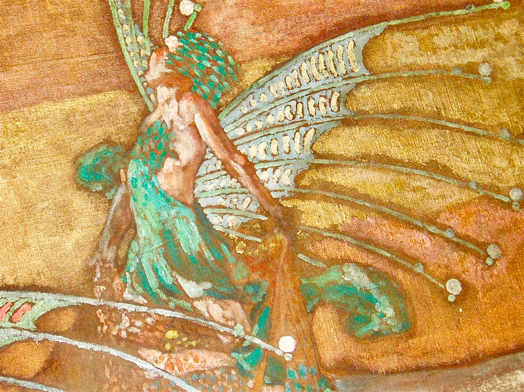 Fairies Feeding the Herons, 1931, Marion Mahony Griffin