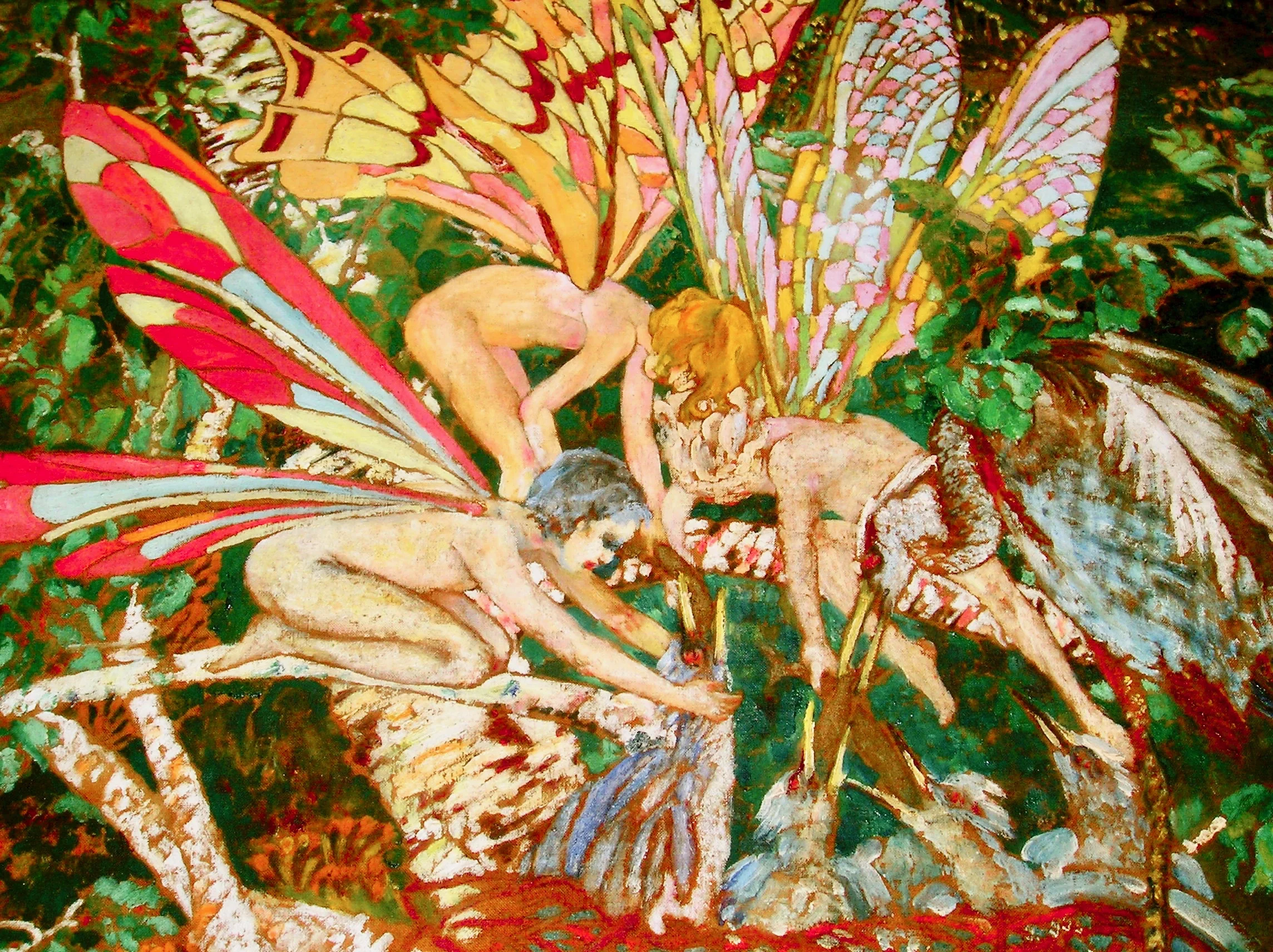 Fairies Feeding the Herons, 1931, Marion Mahony Griffin
