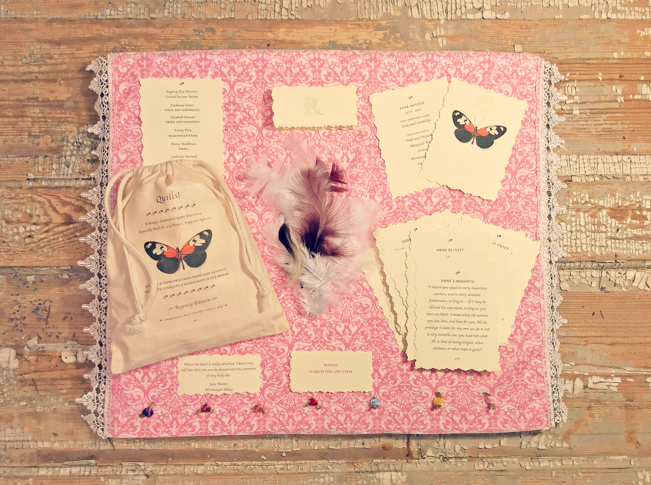 Quills! Regency Edition I Cooperative Game Set
