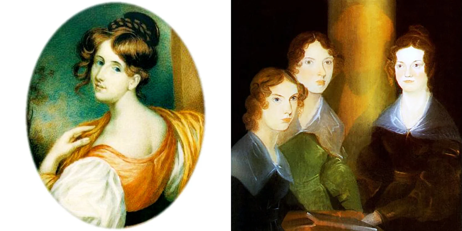 The Quills! Haworth and Victorian Editions explore the relationship between Elizabeth Gaskell and the Brontë Sisters, while the Quills! Classic Edition celebrates their works among other women writers. Elizabeth Gaskell, 1832 by William John Thomson; The Brontë Sisters, (Anne, Emily & Charlotte), circa 1834, Patrick Branwell Brontë, from Wikimedia Commons