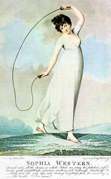 A Regency Era reference from Schult’s JASNA-GCR presentation as an example of exercise for women to include in their daily beauty regime.