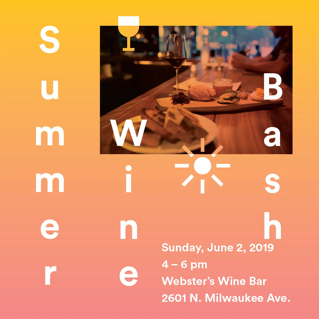 Summer Wine Bash! Fundraiser at Webster's Wine Bar