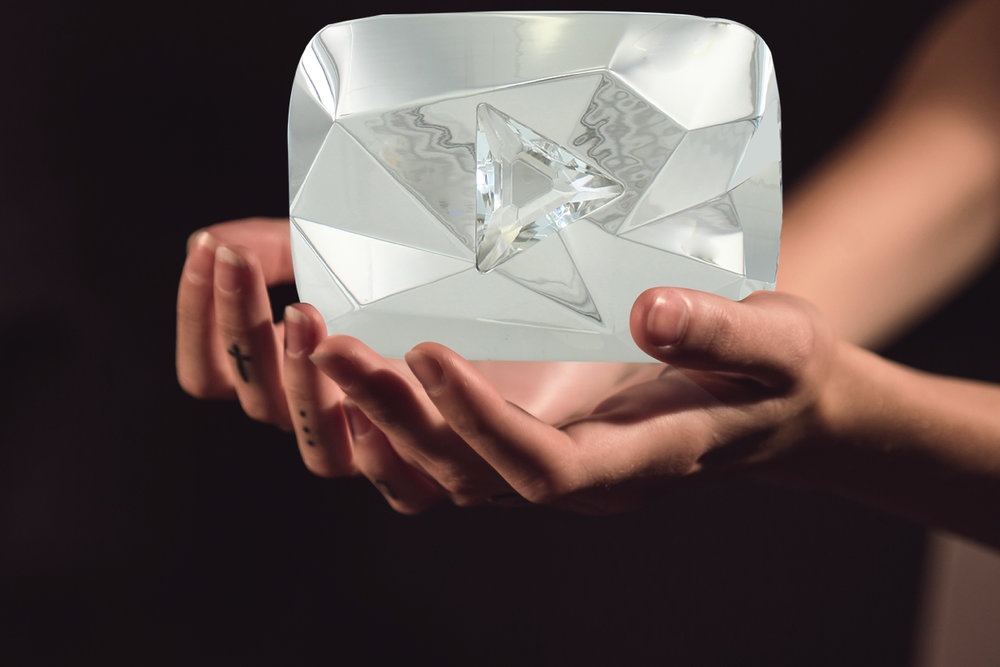 Youtube Diamond Play Button Unique Custom Awards