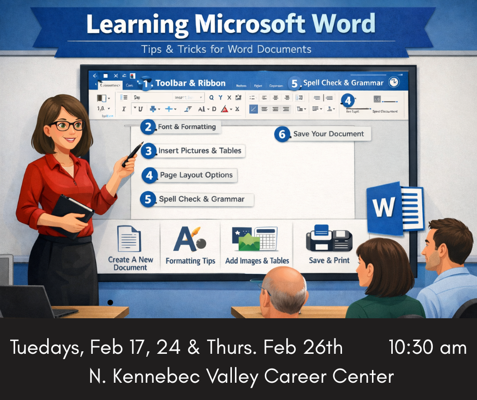 Microsoft Word Basics 10:30 am Career Center — Somerset Economic ...