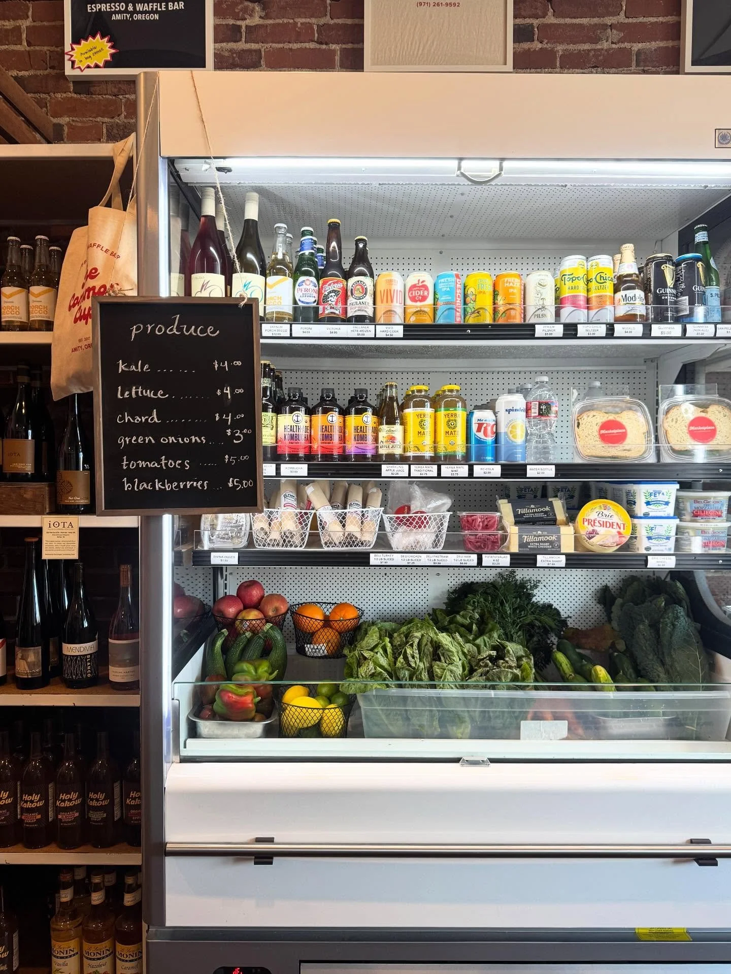 Produce is stocked! We also offer fresh sliced deli meats and cheese and grab-and-go sandwiches in our marketplace. If you don&rsquo;t see what you&rsquo;re looking for, we can prepare it for you quickly!