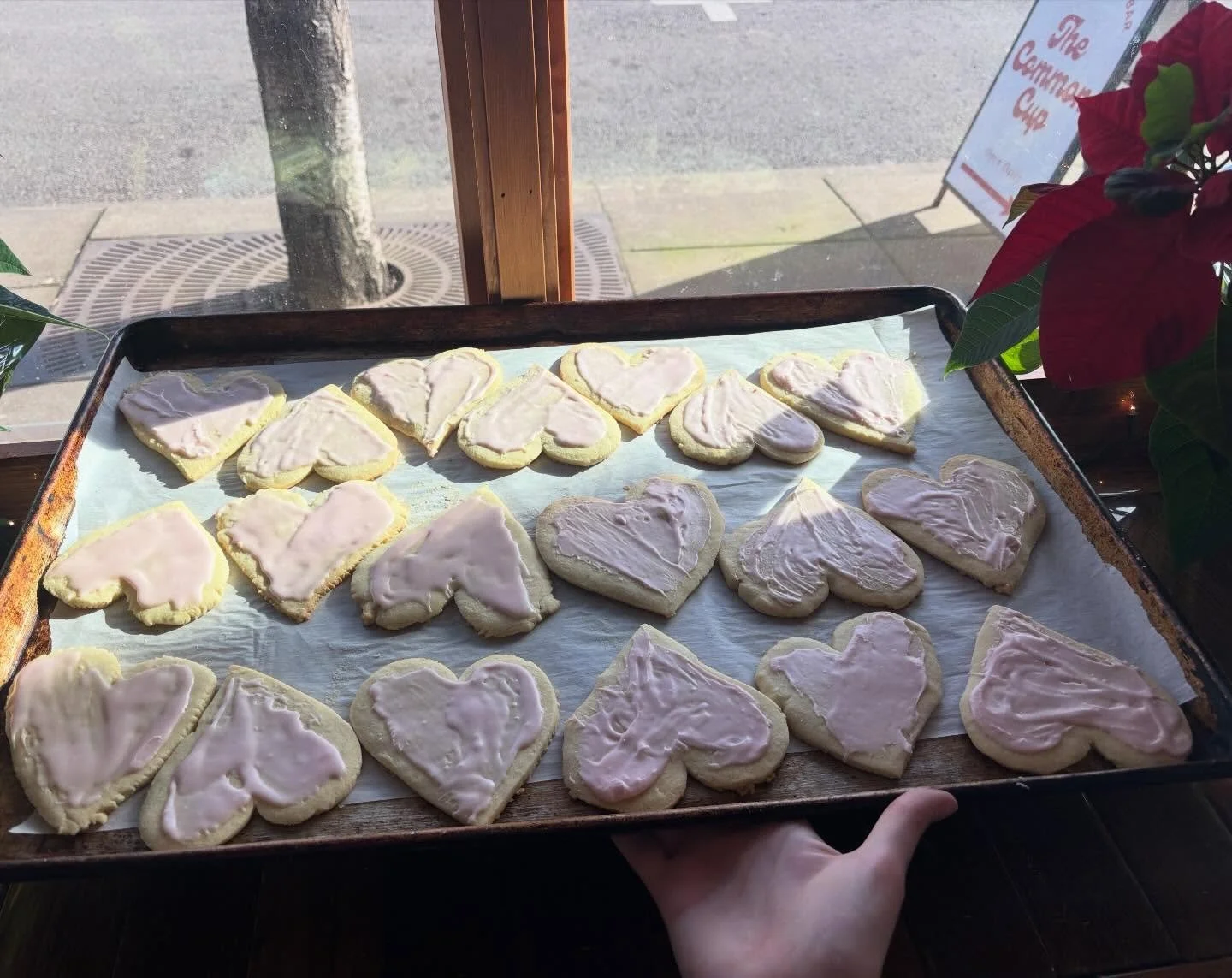 Doesn&rsquo;t have to be Valentine&rsquo;s Day to show our love ❤️ We&rsquo;re baking up fun new recipes all month. Come try our new seasonal waffle the Mon Cheri - a red velvet chocolate cheesecake waffle topped with cream cheese glaze, whip and a h