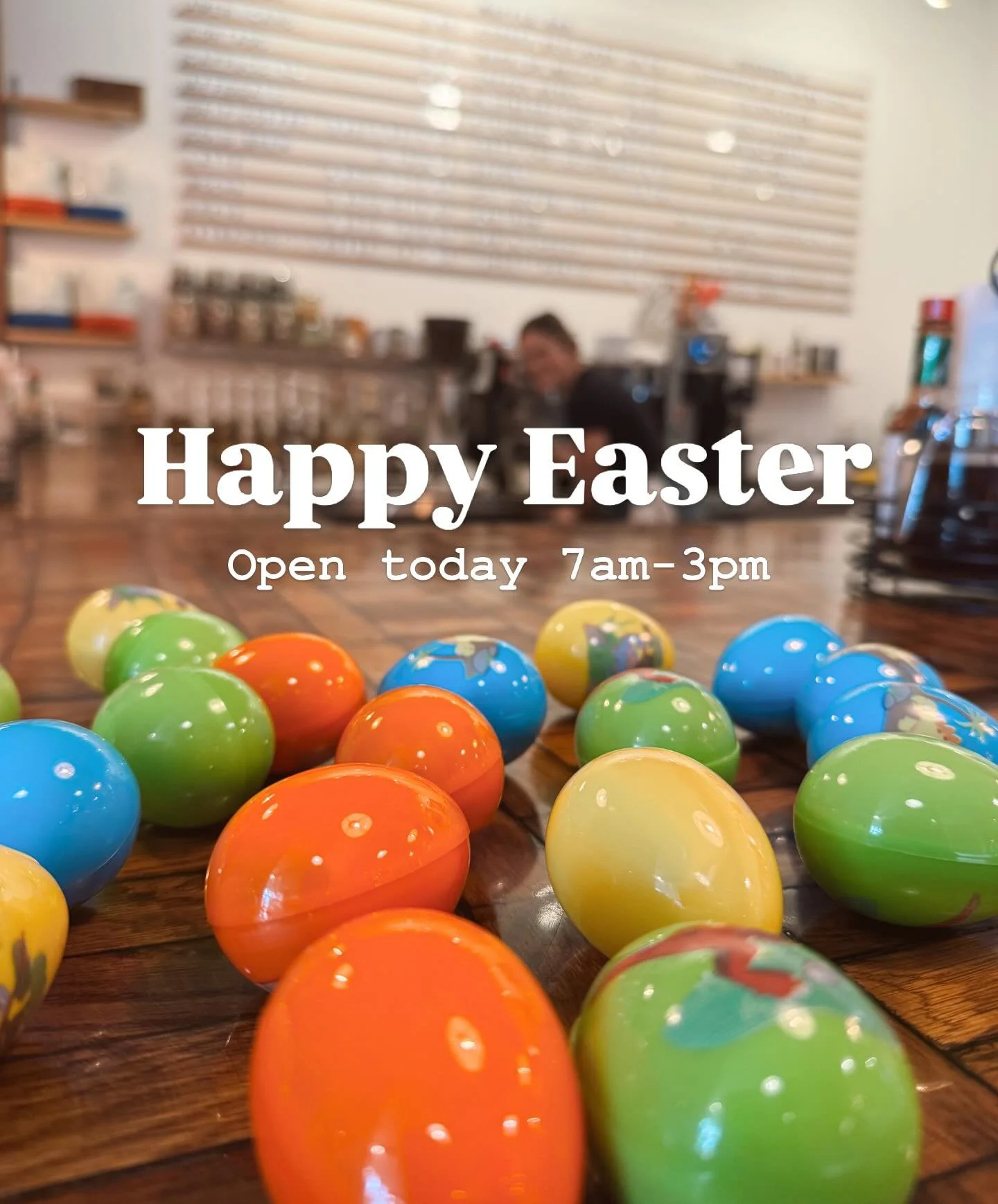 Happy Easter! We&rsquo;re open today and the Easter bunny has hid some eggs in the shop! See if you can find any - for all ages ☺️🐣🐰