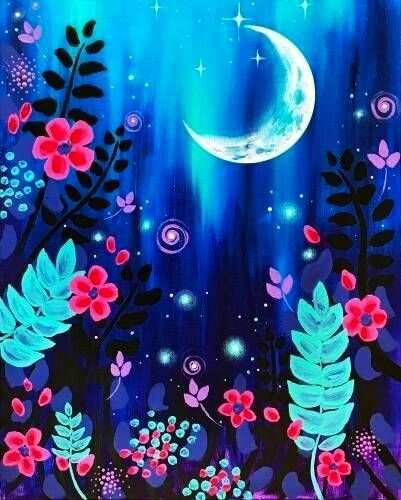 Midnight Magic Paint Night