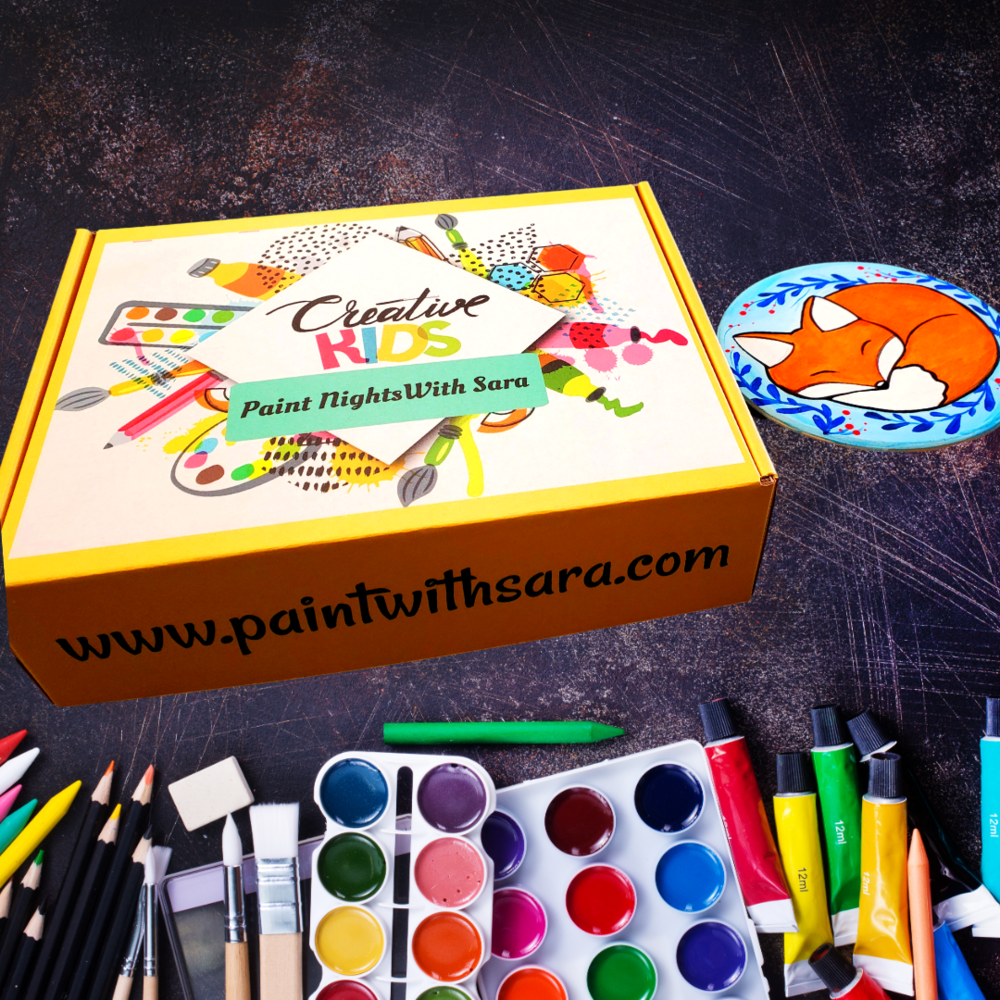 Creative Kids Art Subscription Box 6 Months — Paint Nights With Sara & Co.