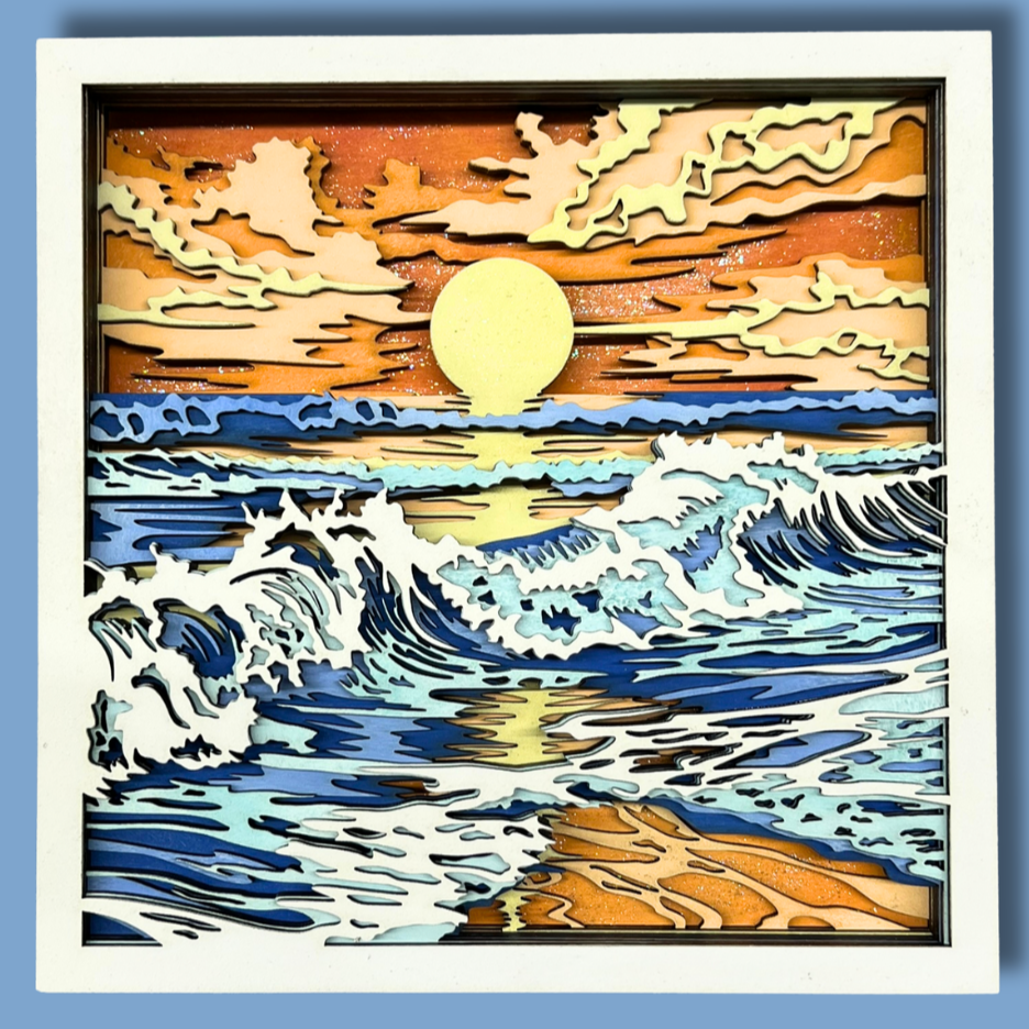 Beach Life Layered Wood Workshop