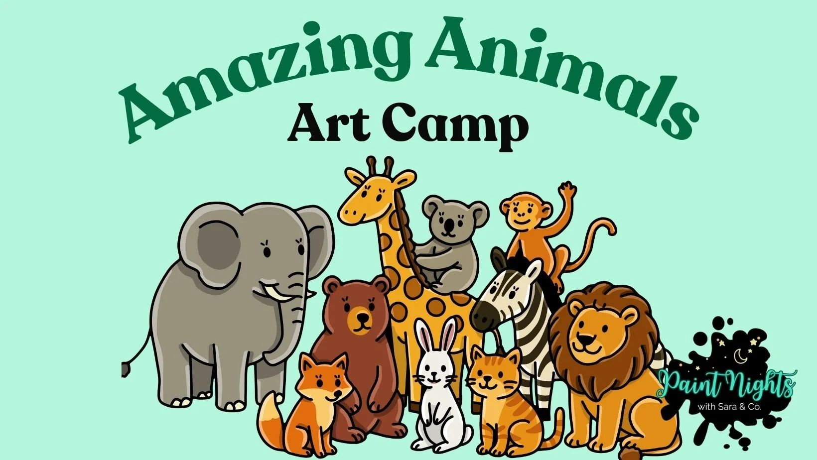 Amazing Animals 3 Day Art Camp