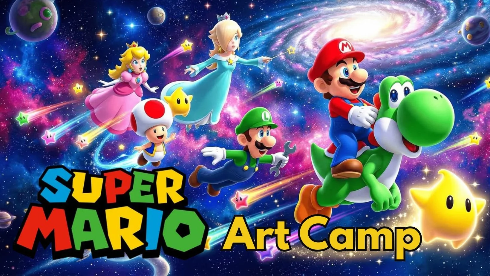 Super Mario Art Camp